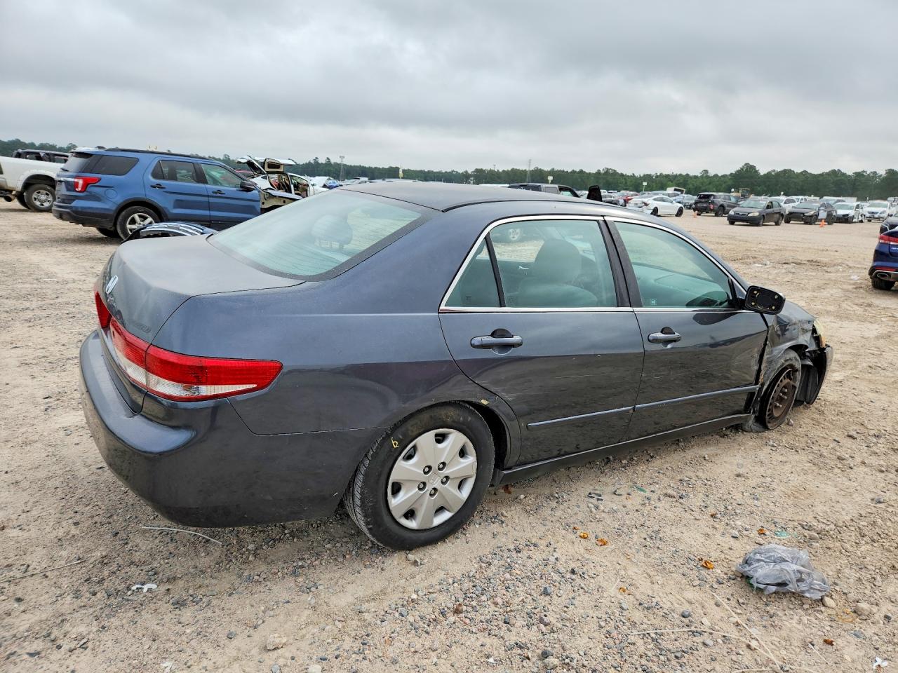 2004 Honda Accord Lx Gray vin: 3HGCM56324G709399