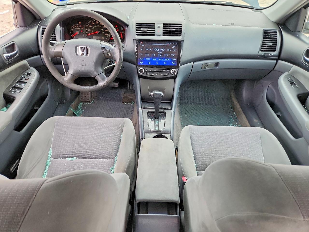 2004 Honda Accord Lx Gray vin: 3HGCM56324G709399