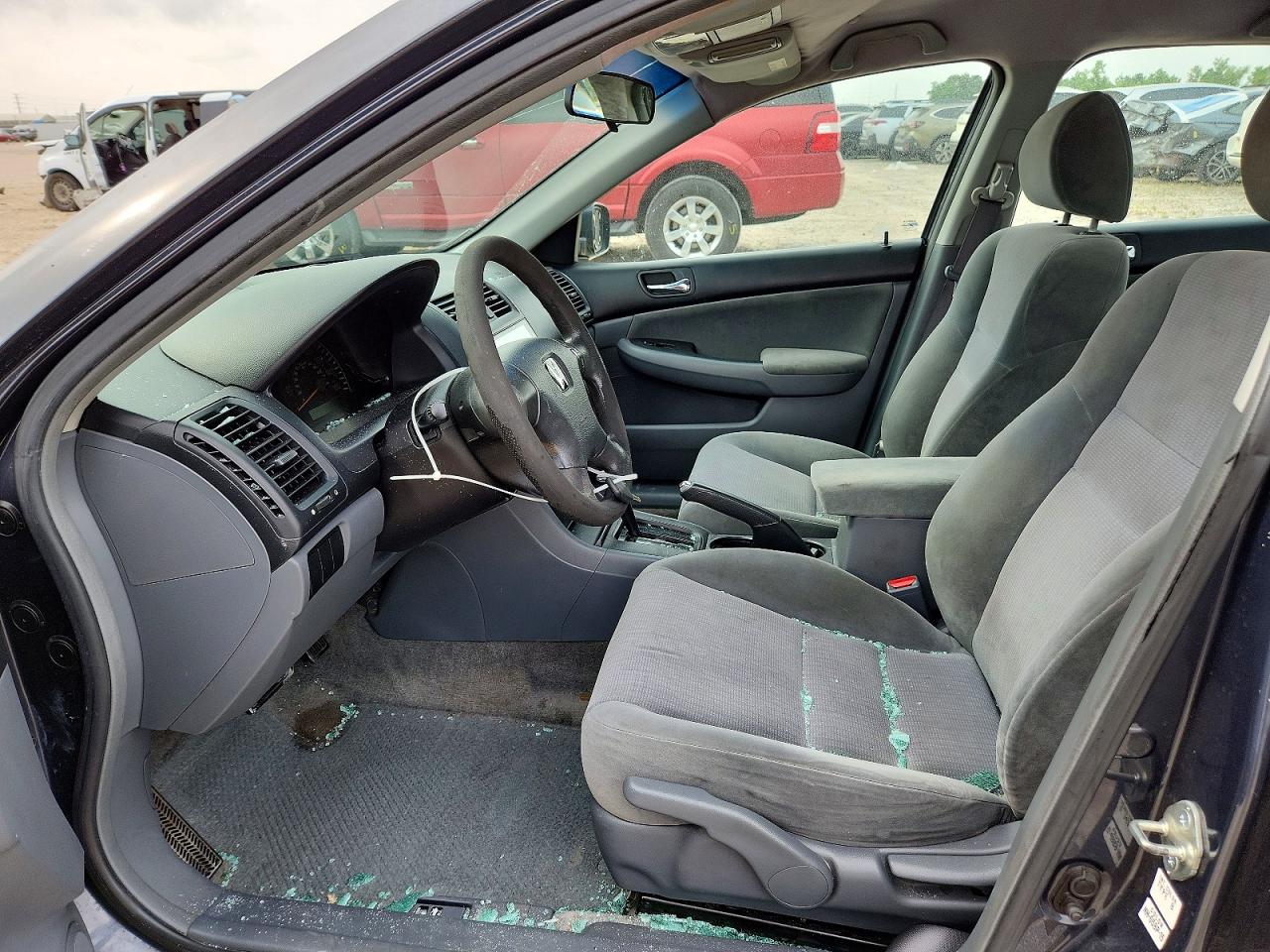2004 Honda Accord Lx Gray vin: 3HGCM56324G709399