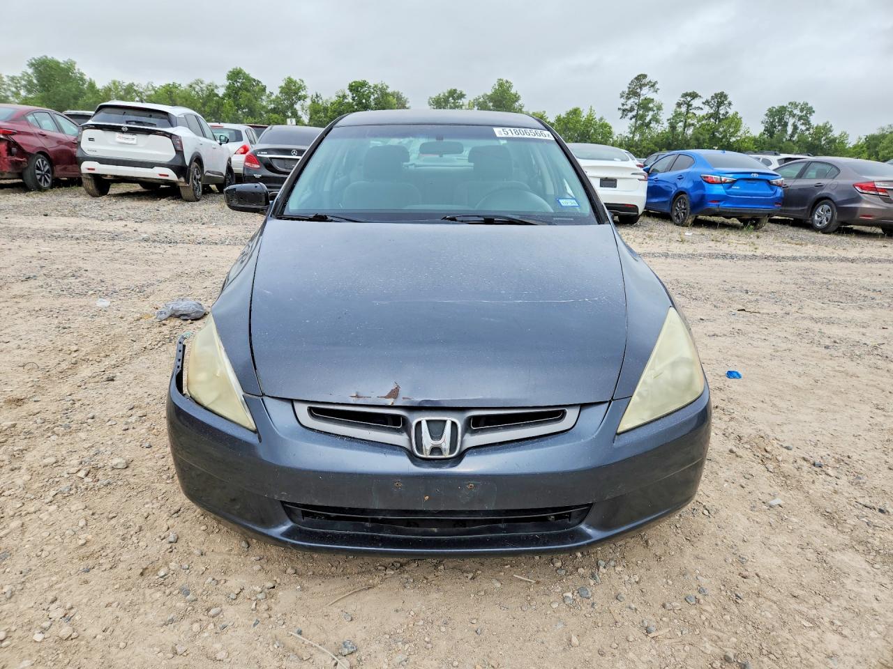 2004 Honda Accord Lx Gray vin: 3HGCM56324G709399