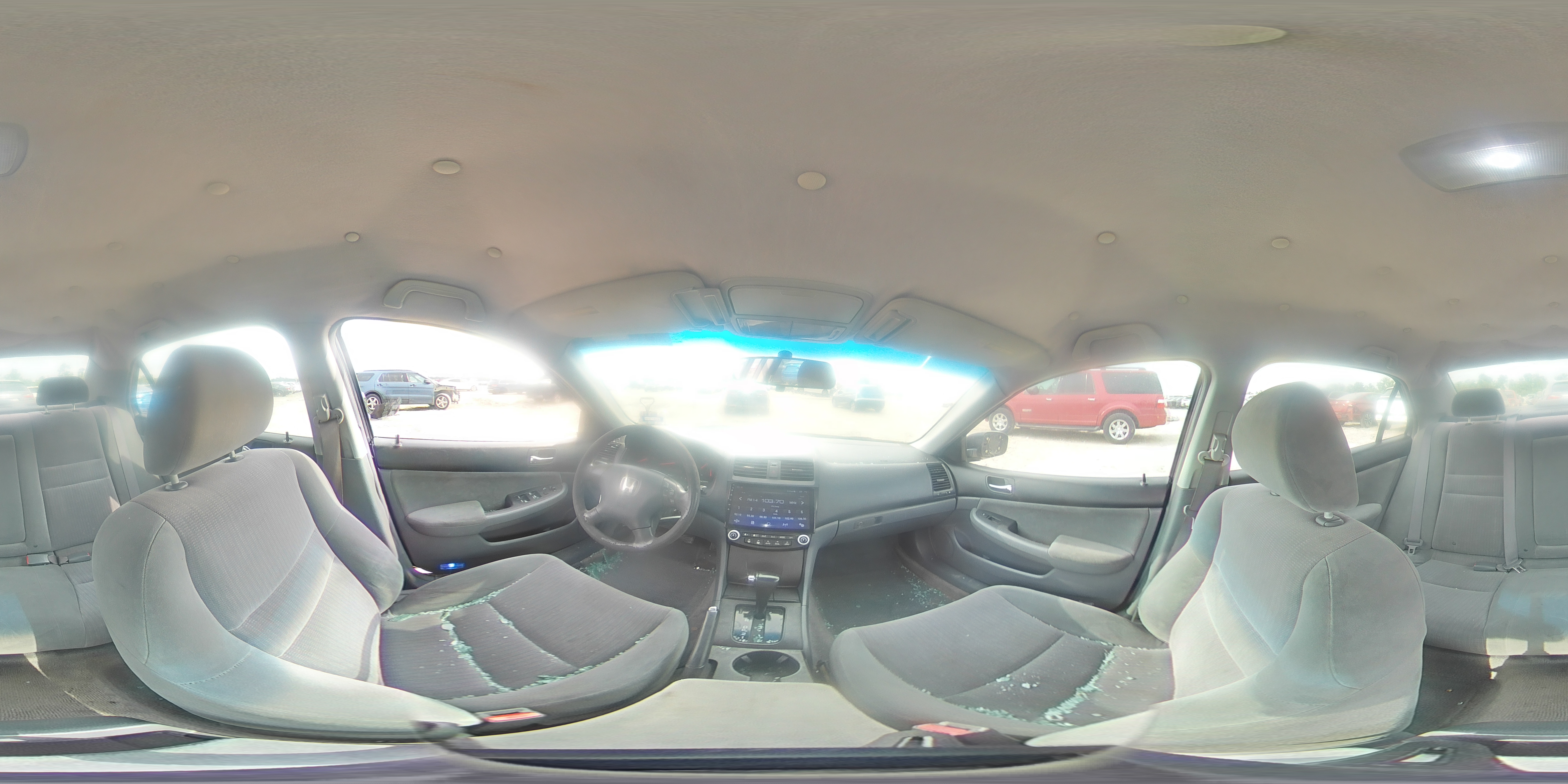2004 Honda Accord Lx Gray vin: 3HGCM56324G709399