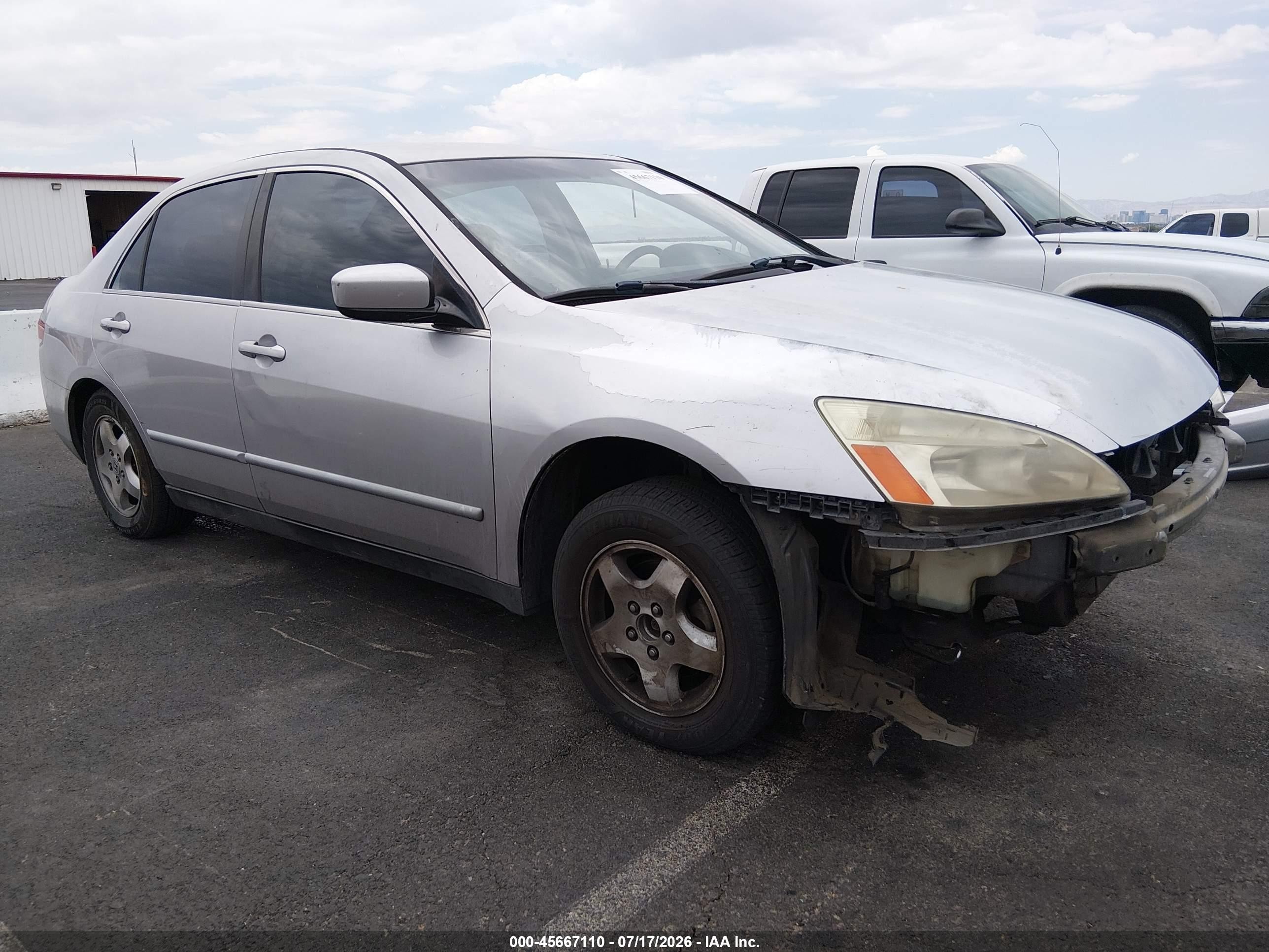 2003 Honda Accord Sdn Lx Серый vin: 3HGCM56333G703710
