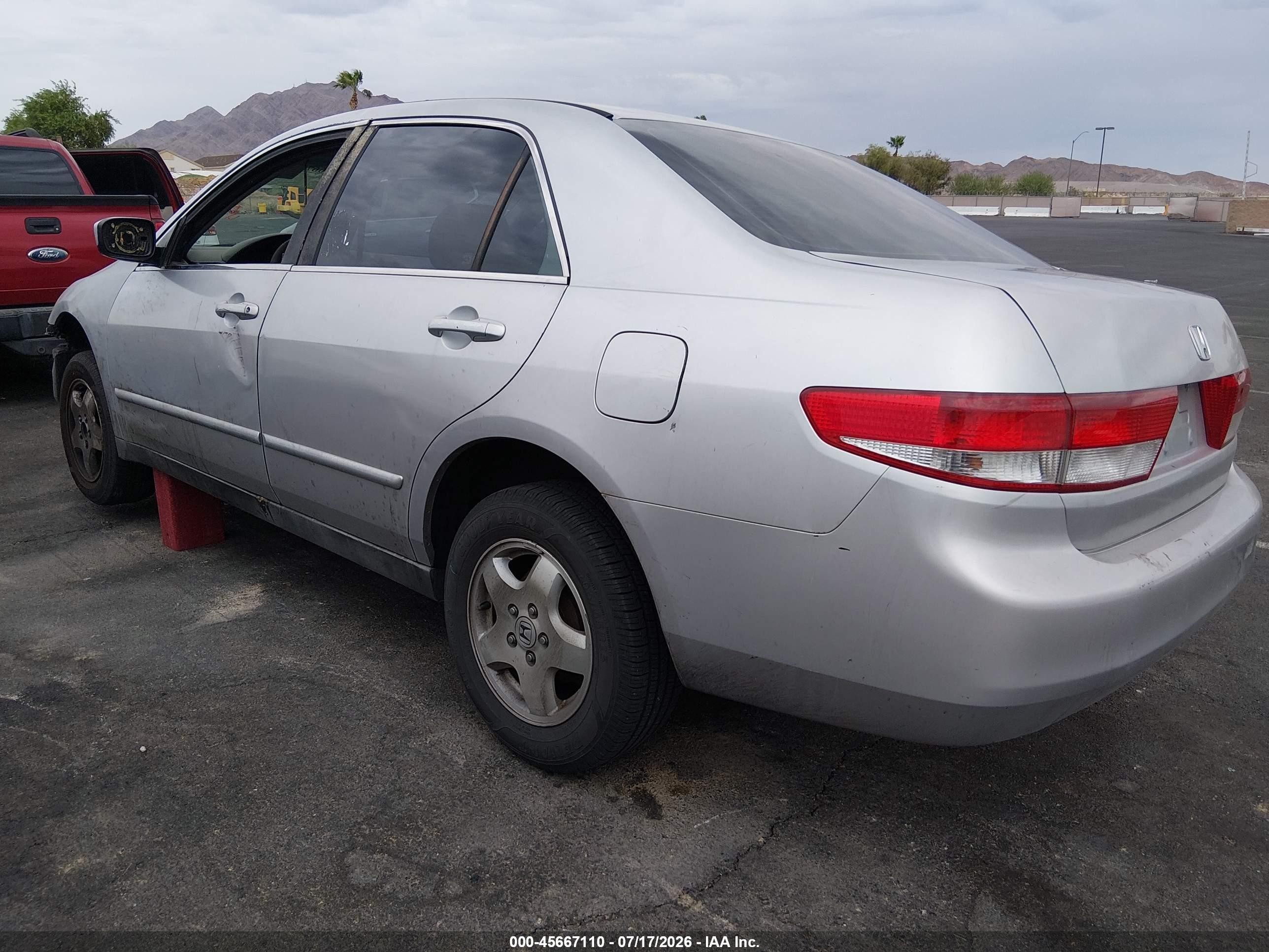 2003 Honda Accord Sdn Lx Серый vin: 3HGCM56333G703710