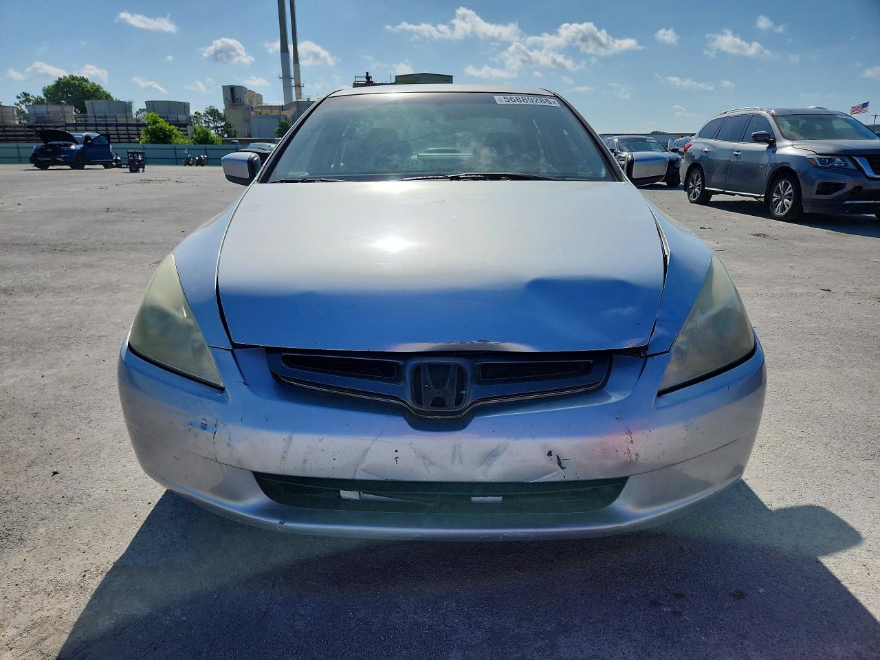 2003 Honda Accord Lx Silver vin: 3HGCM56333G703965