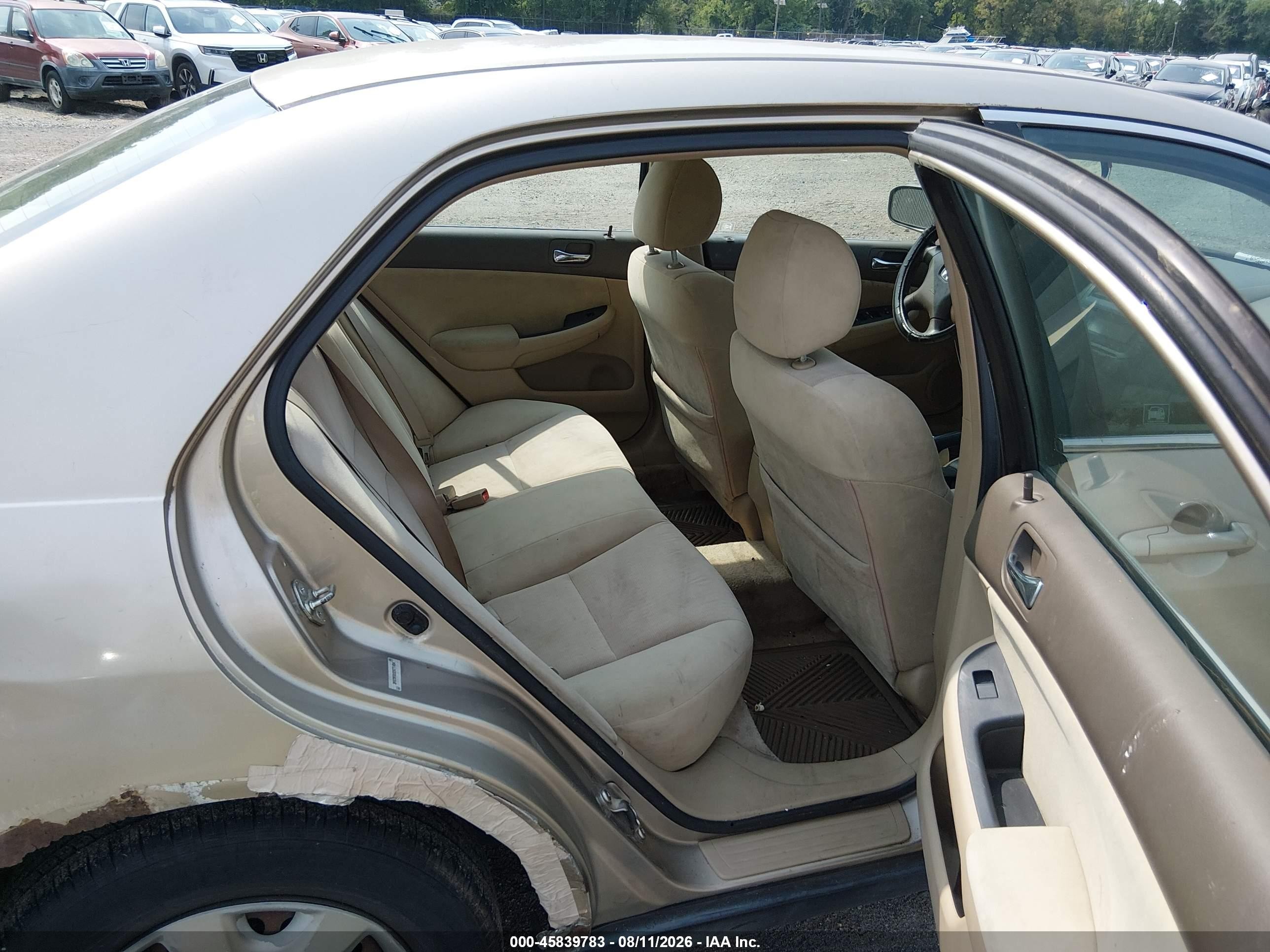 2003 Honda Accord 2.4 Lx Gold vin: 3HGCM56333G711404