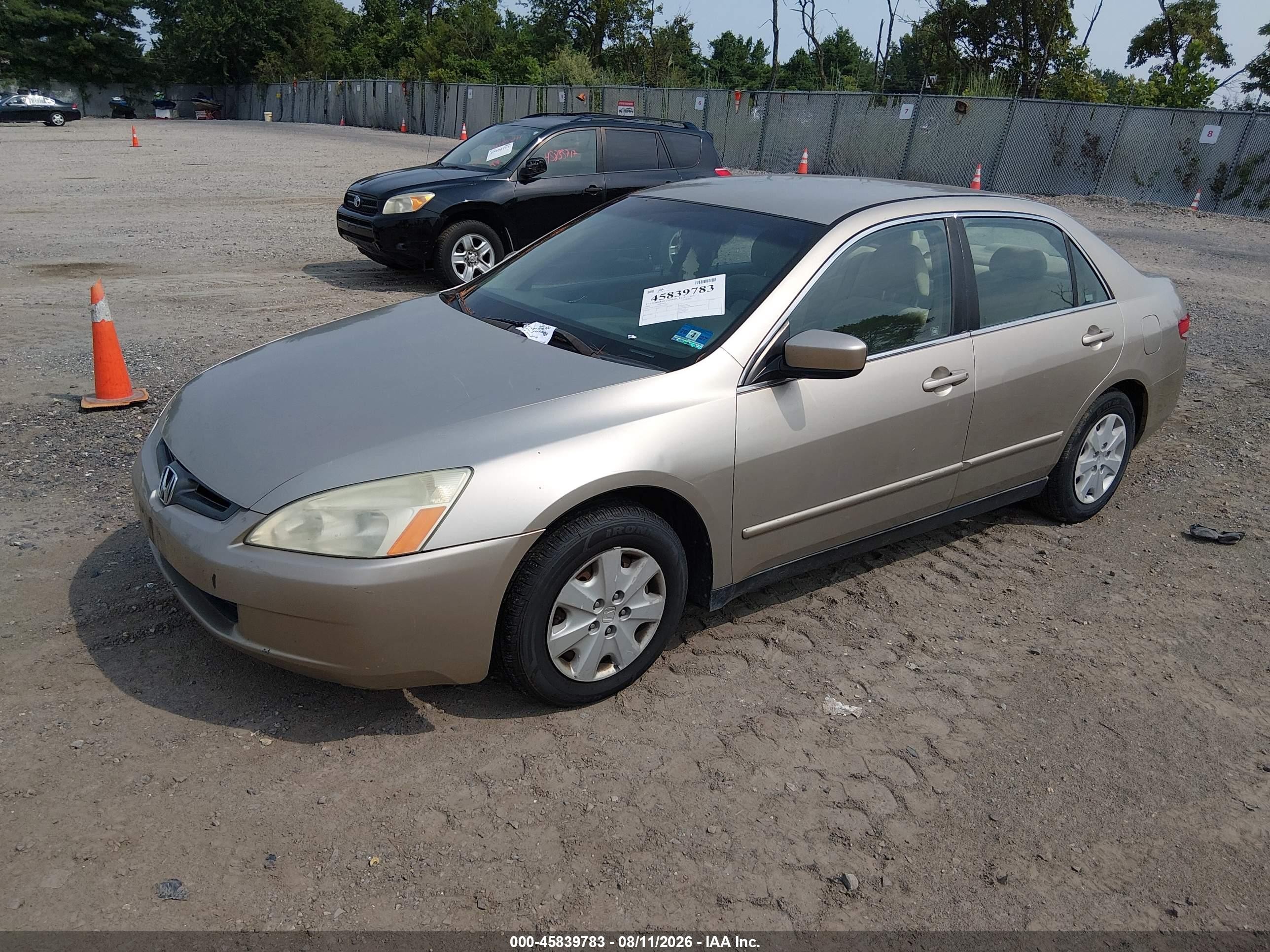 2003 Honda Accord 2.4 Lx Gold vin: 3HGCM56333G711404