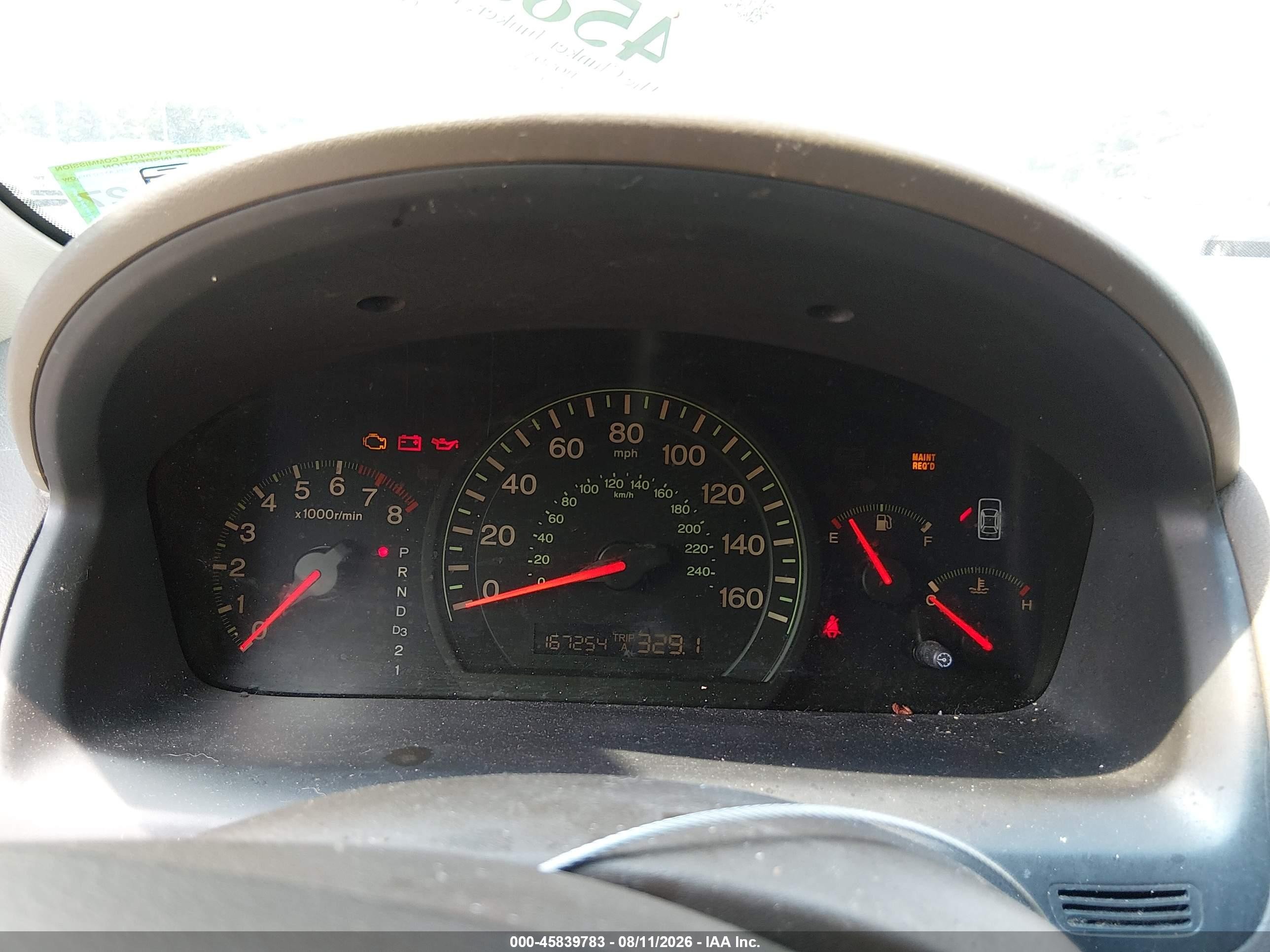 2003 Honda Accord 2.4 Lx Gold vin: 3HGCM56333G711404