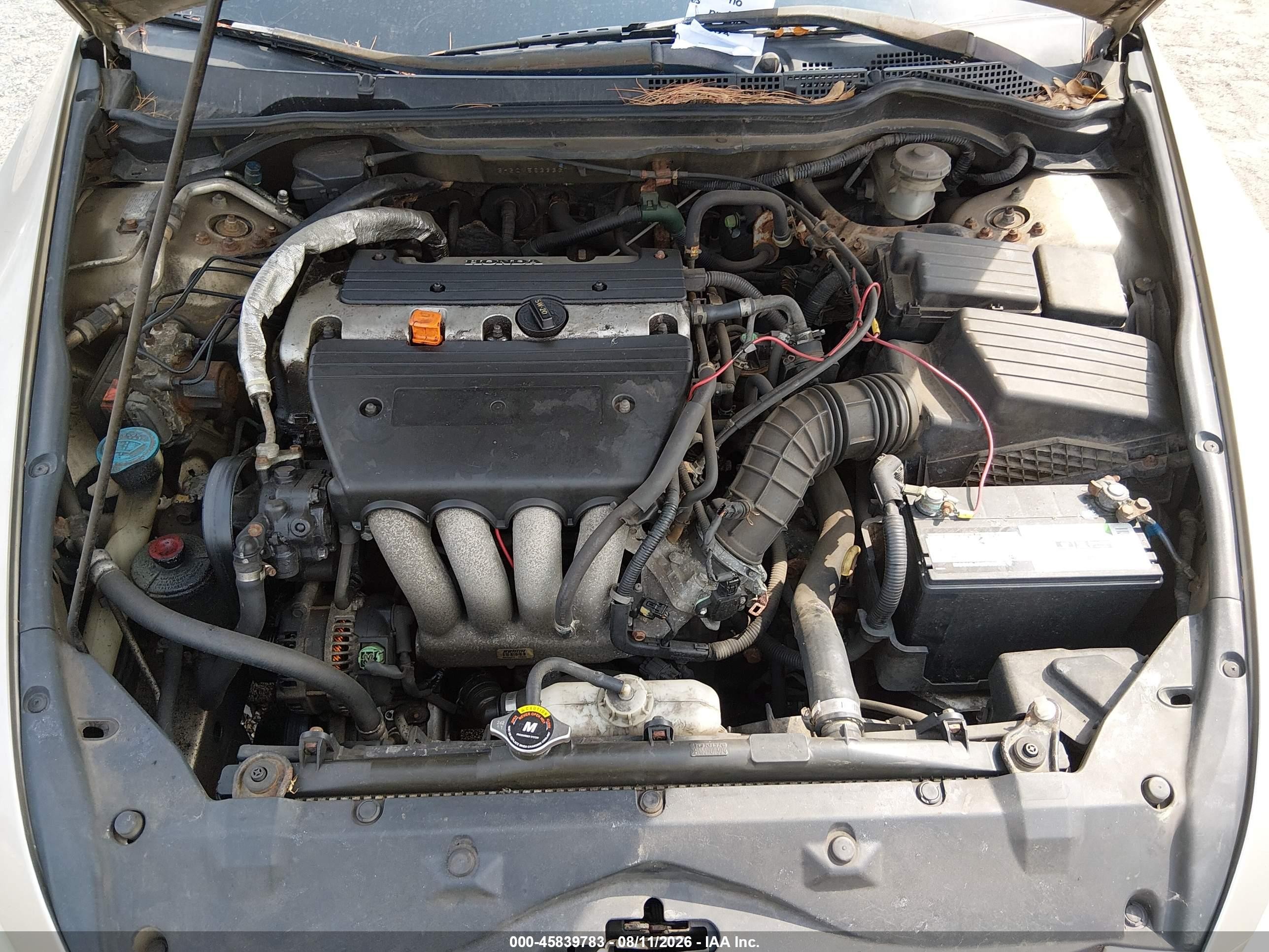 2003 Honda Accord 2.4 Lx Gold vin: 3HGCM56333G711404