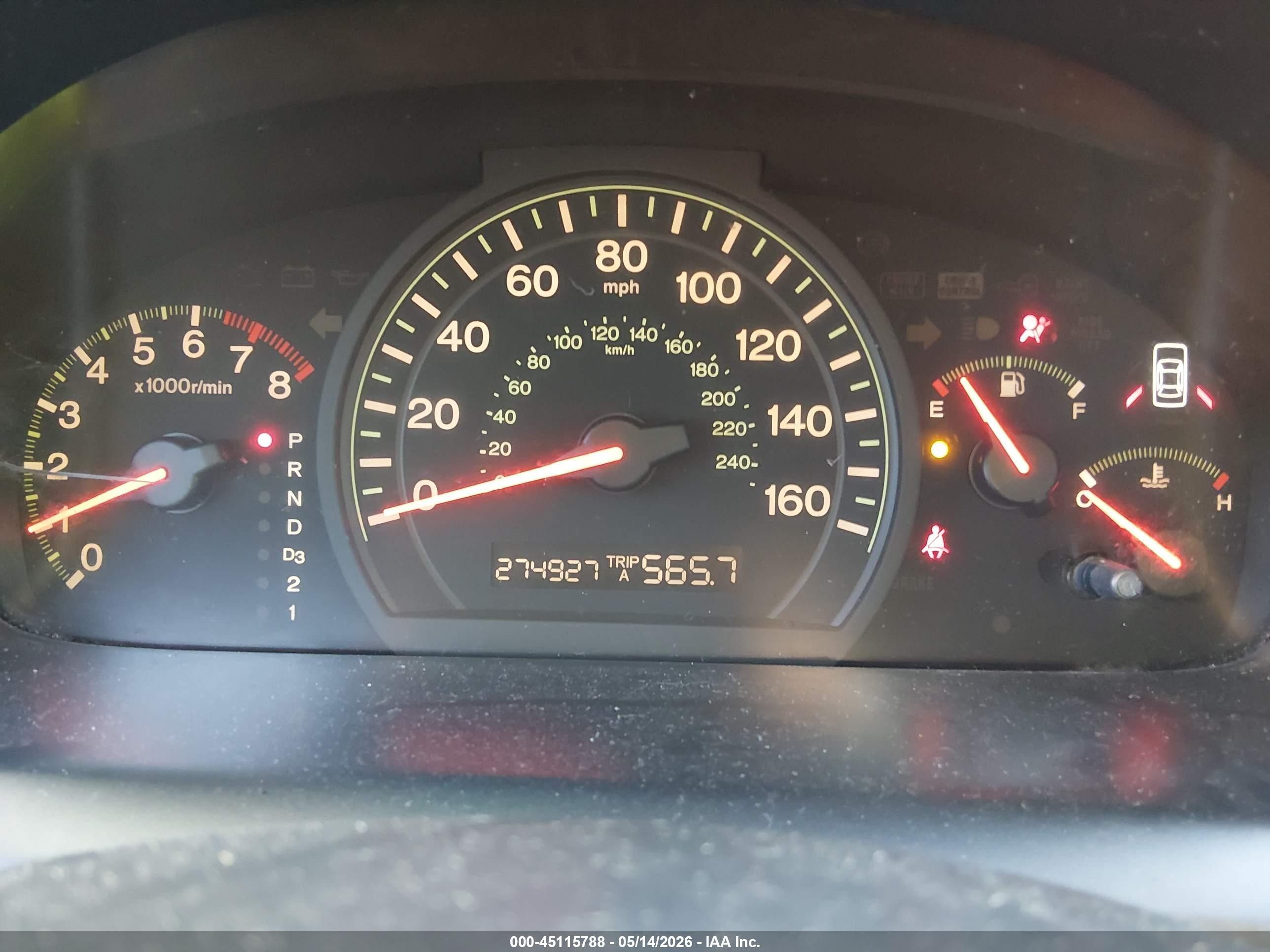 2003 Honda Accord 2.4 Lx Серебряный vin: 3HGCM56343G701397