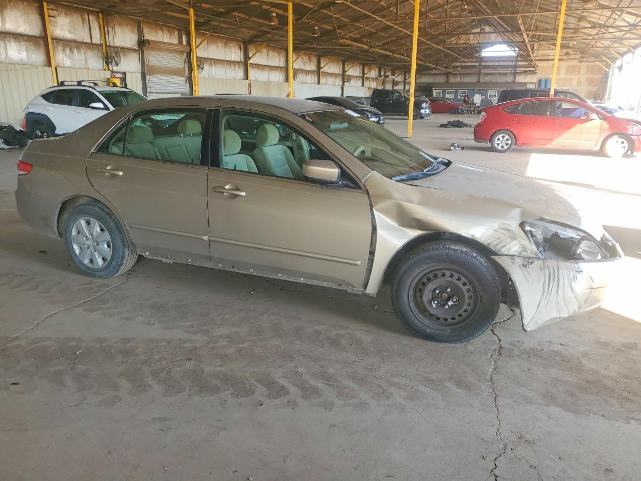2003 Honda Accord Lx Tan vin: 3HGCM56353G704163