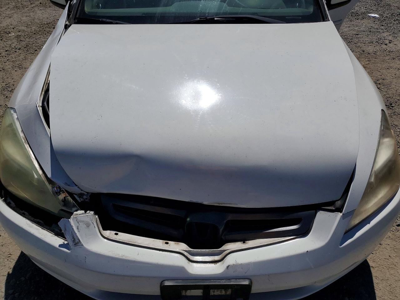 2003 Honda Accord Lx White vin: 3HGCM56363G713342