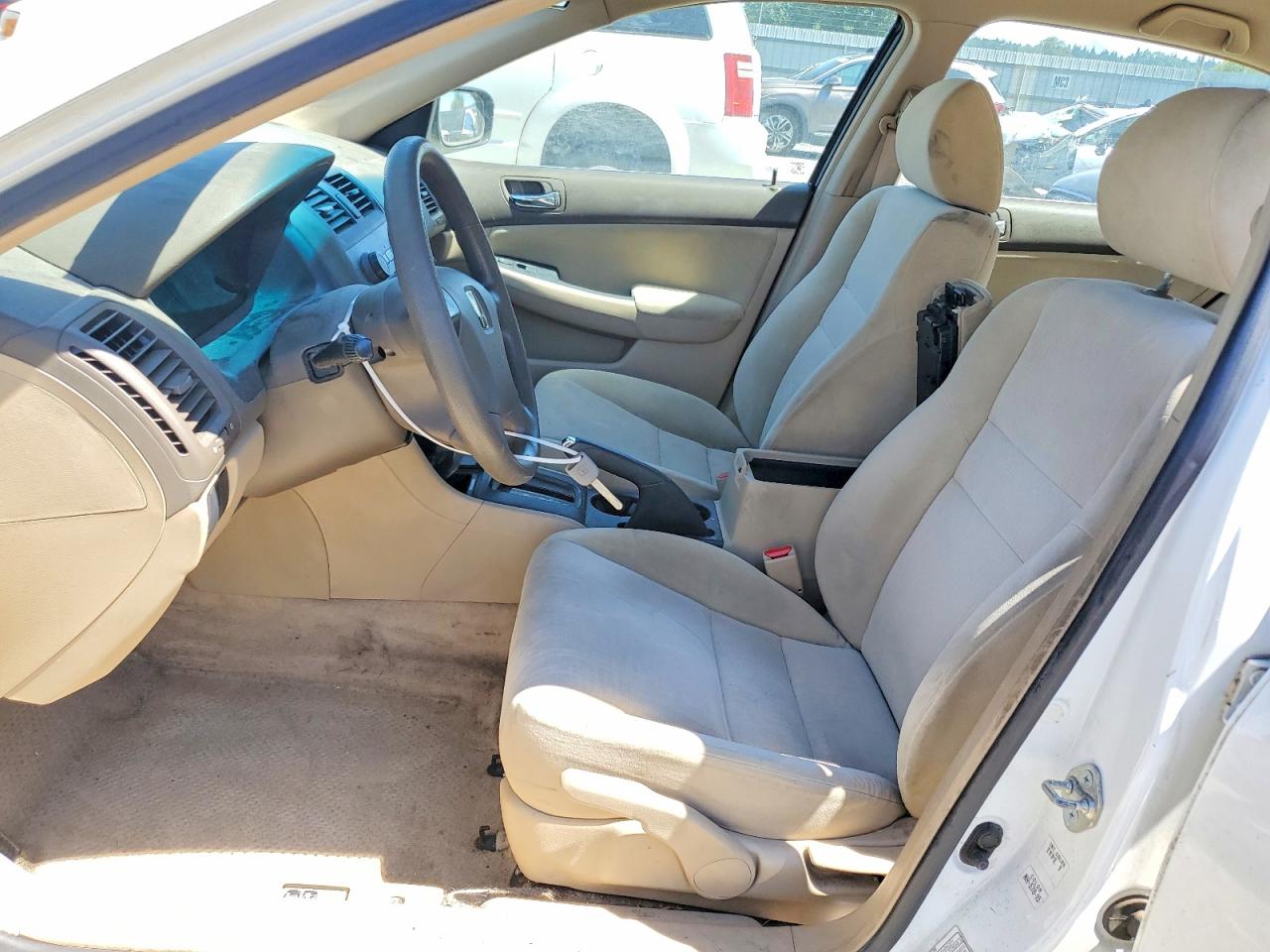2003 Honda Accord Lx White vin: 3HGCM56363G713342