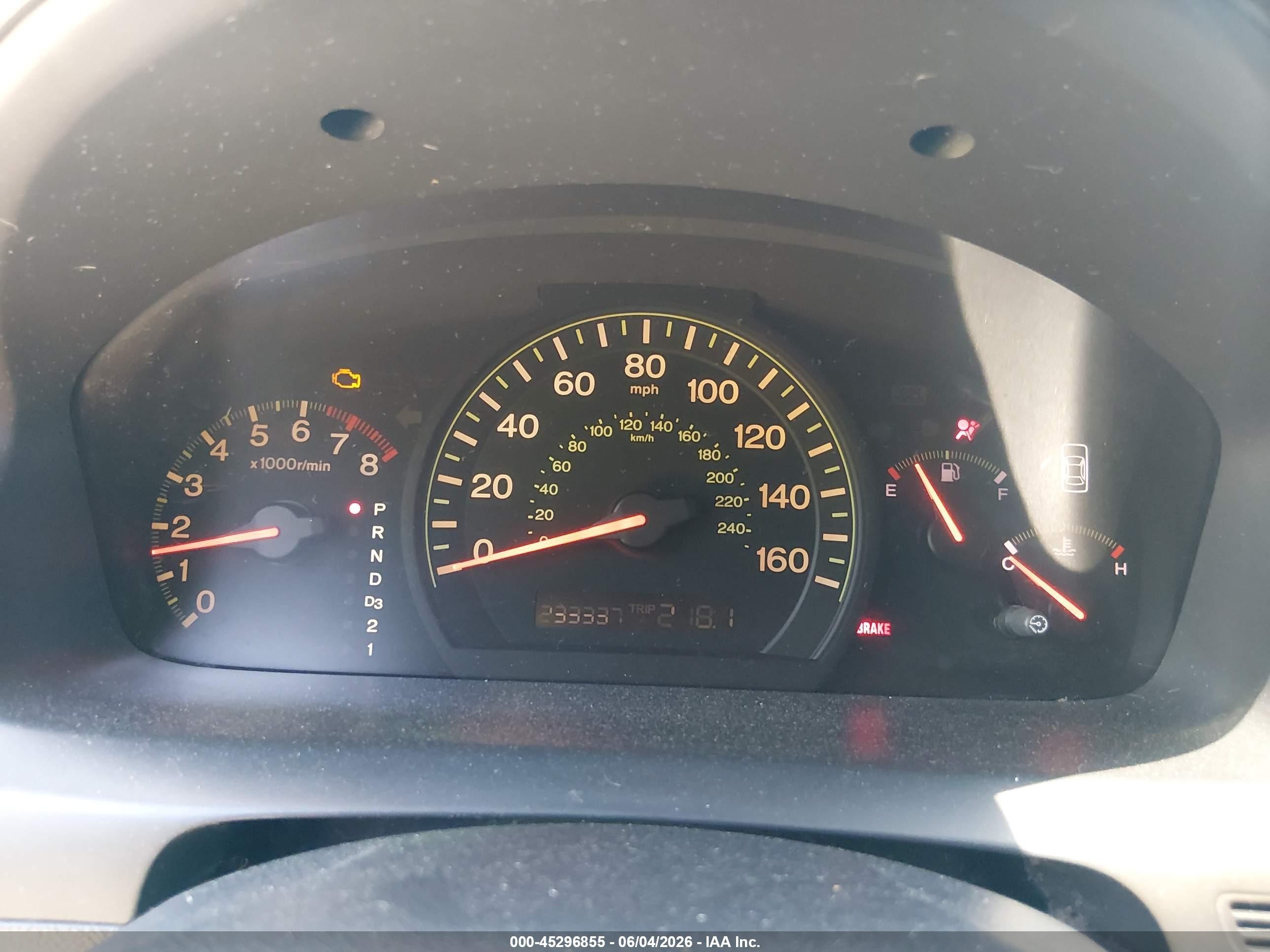 2004 Honda Accord 2.4 Lx Gray vin: 3HGCM56364G700611