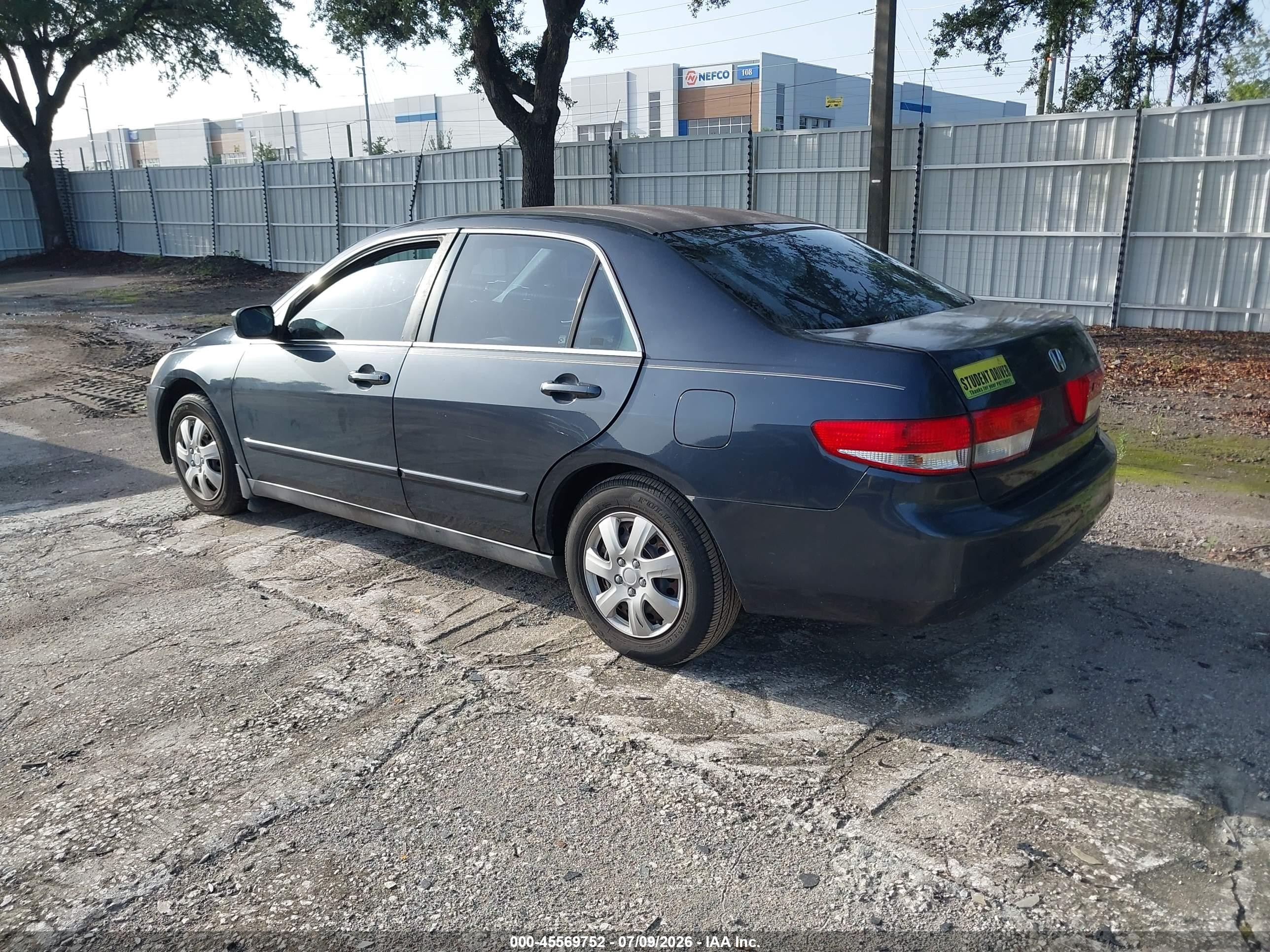 2004 Honda Accord 2.4 Lx Gray vin: 3HGCM56374G705171