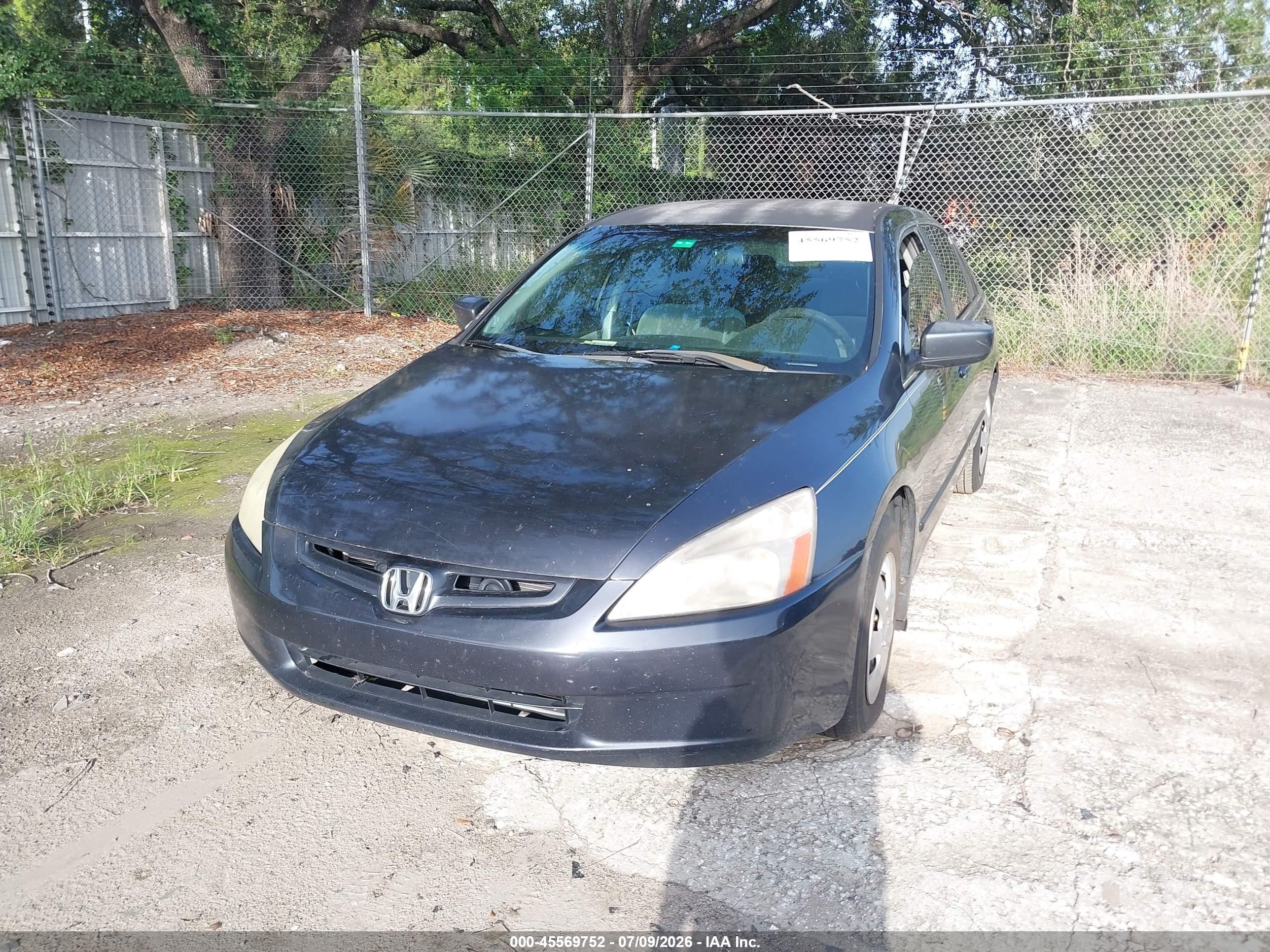 2004 Honda Accord 2.4 Lx Gray vin: 3HGCM56374G705171