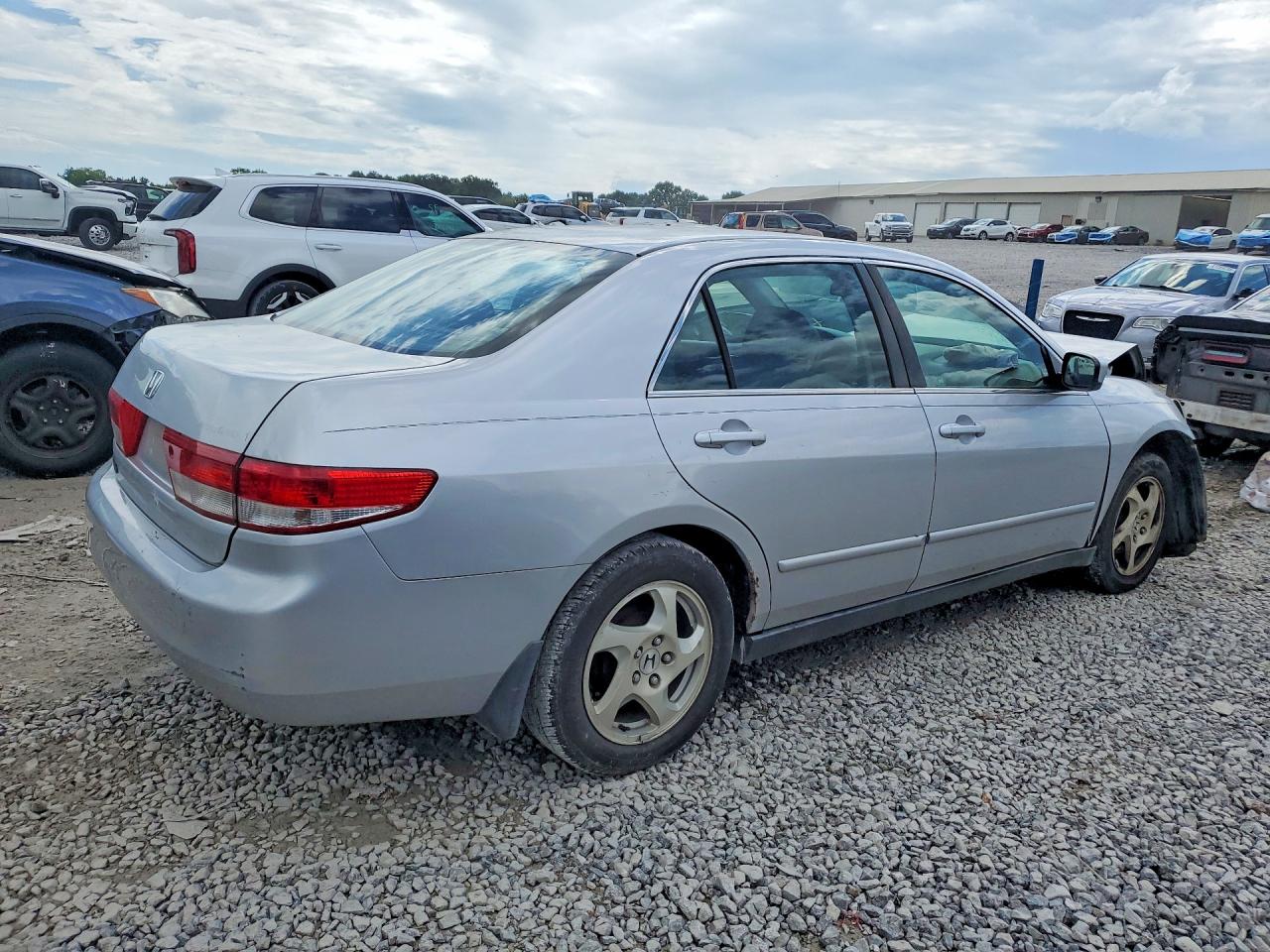 2003 Honda Accord Lx Silver vin: 3HGCM56383G706652