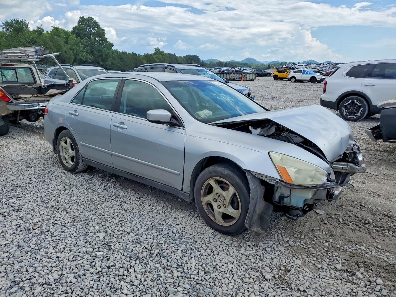 2003 Honda Accord Lx Silver vin: 3HGCM56383G706652