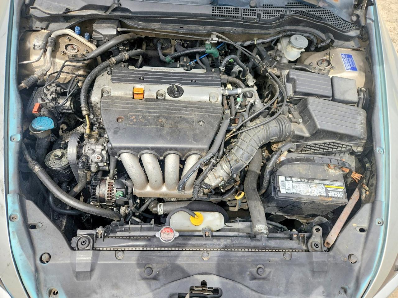 2004 Honda Accord Lx Gray vin: 3HGCM56384G700741
