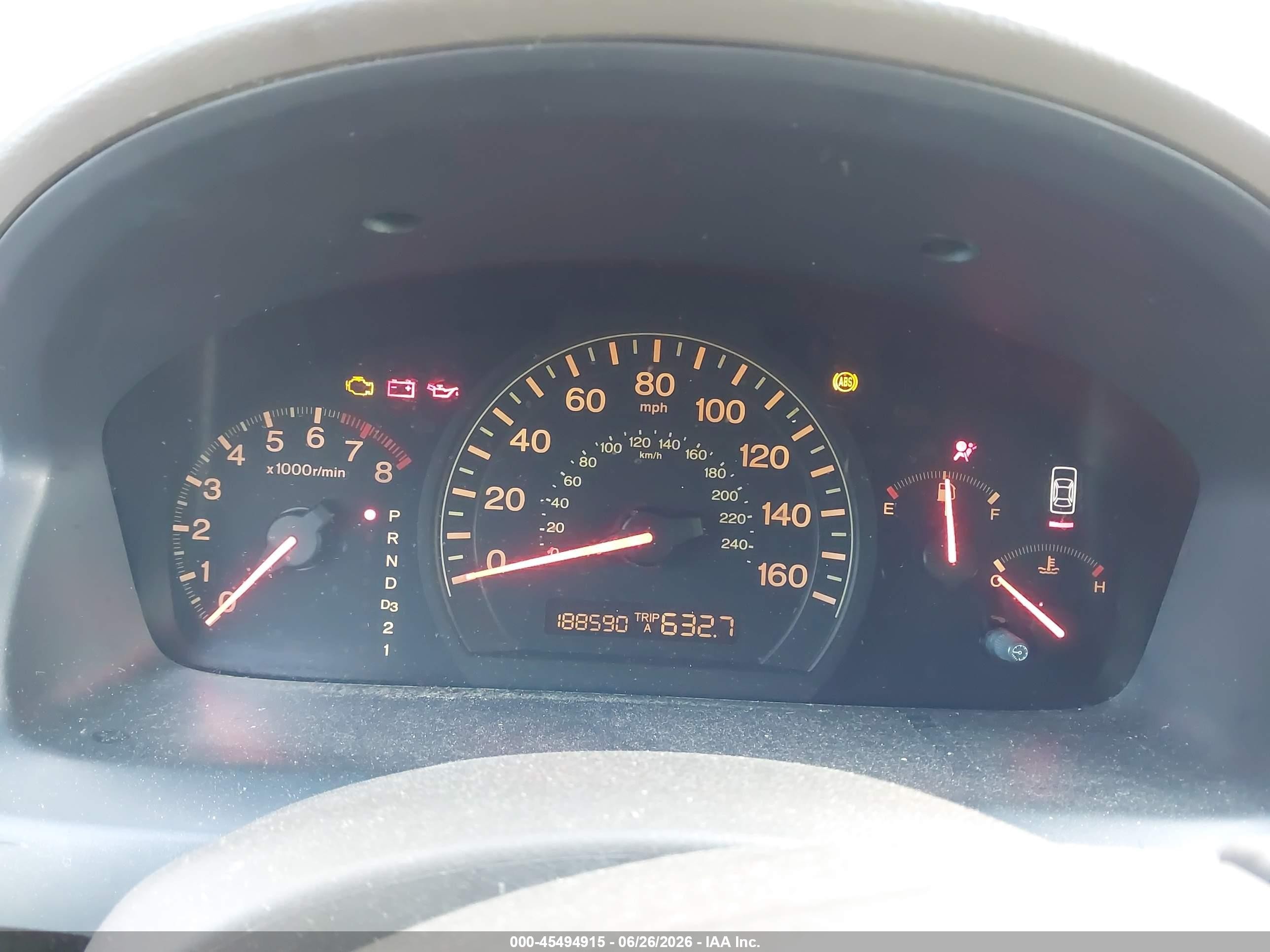 2003 Honda Accord Sdn Lx Gold vin: 3HGCM56393G710368