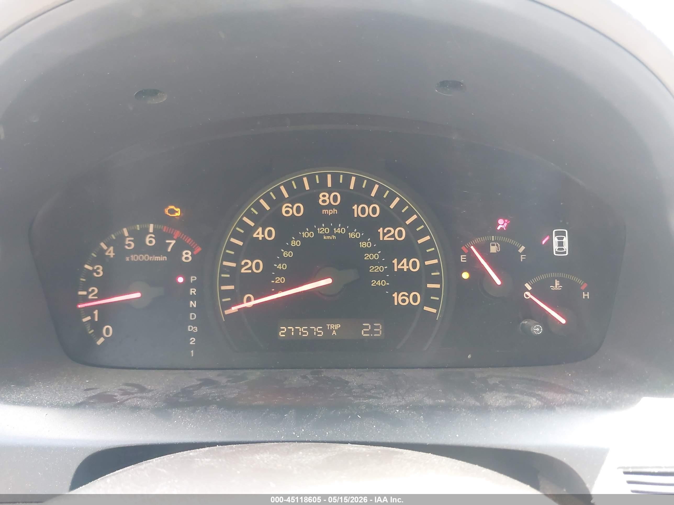 2003 Honda Accord 2.4 Lx White vin: 3HGCM56393G712184