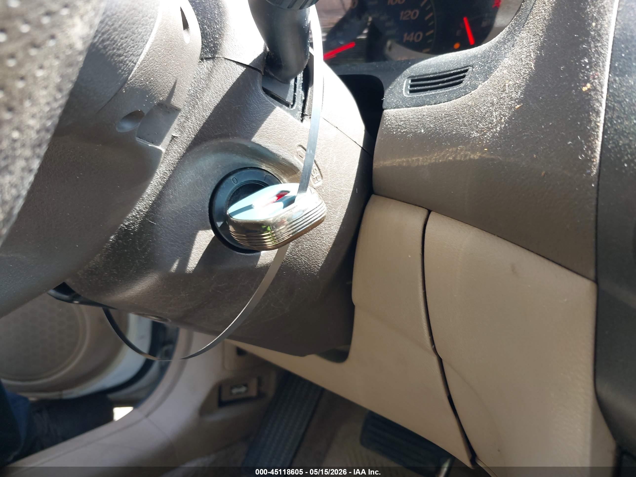 2003 Honda Accord 2.4 Lx White vin: 3HGCM56393G712184