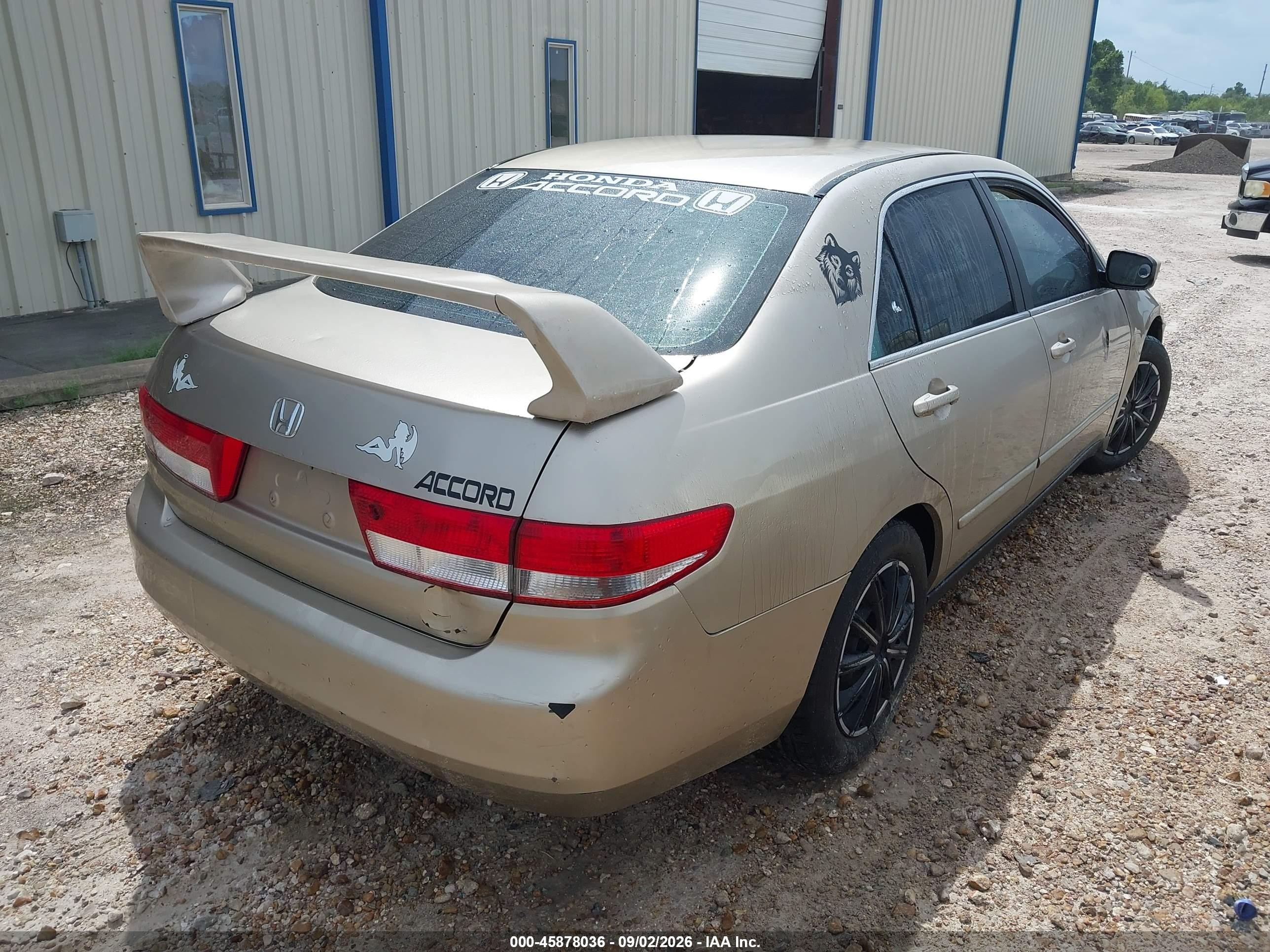 2004 Honda Accord 2.4 Lx Beige vin: 3HGCM56394G704619