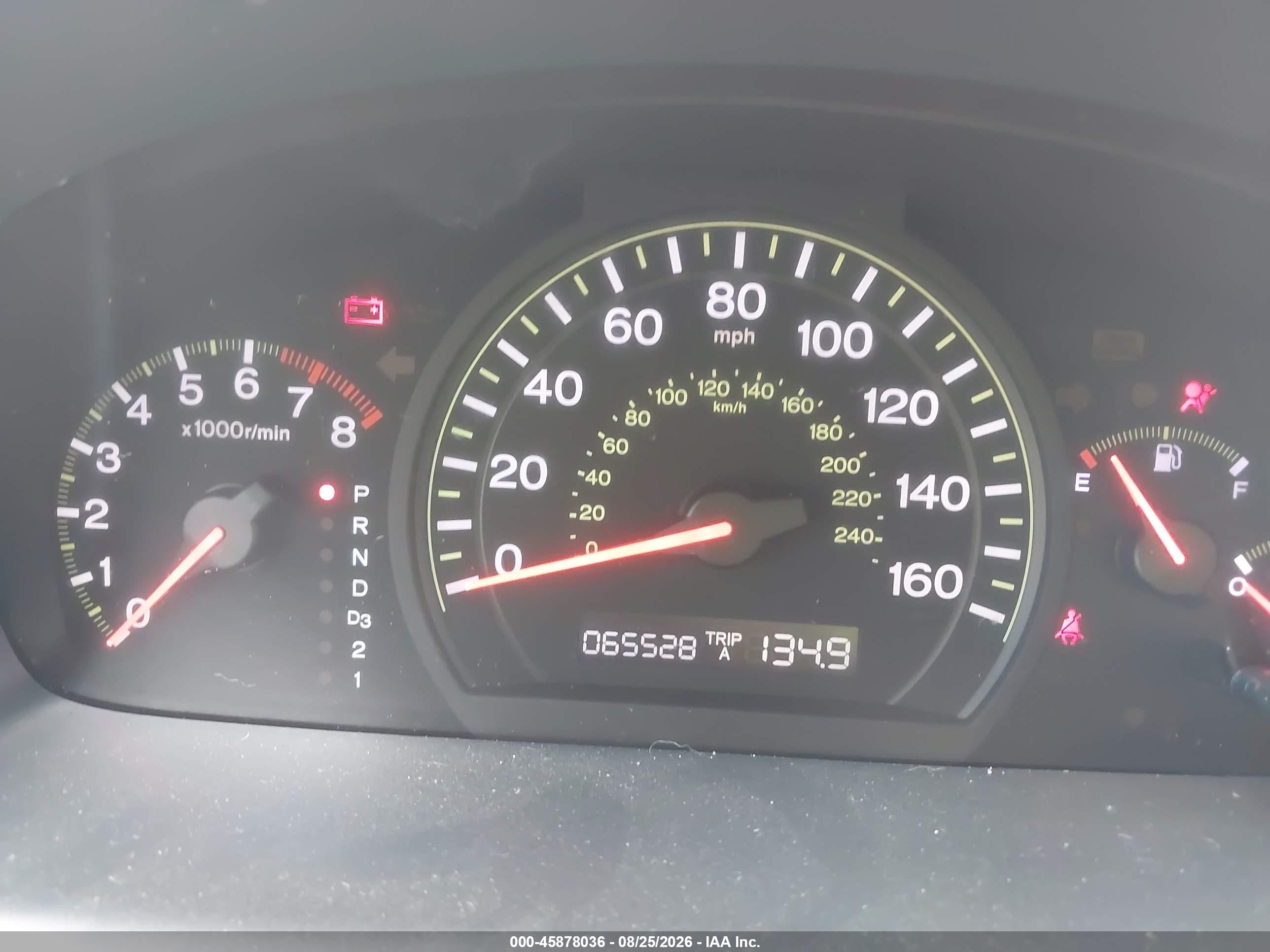 2004 Honda Accord 2.4 Lx Beige vin: 3HGCM56394G704619