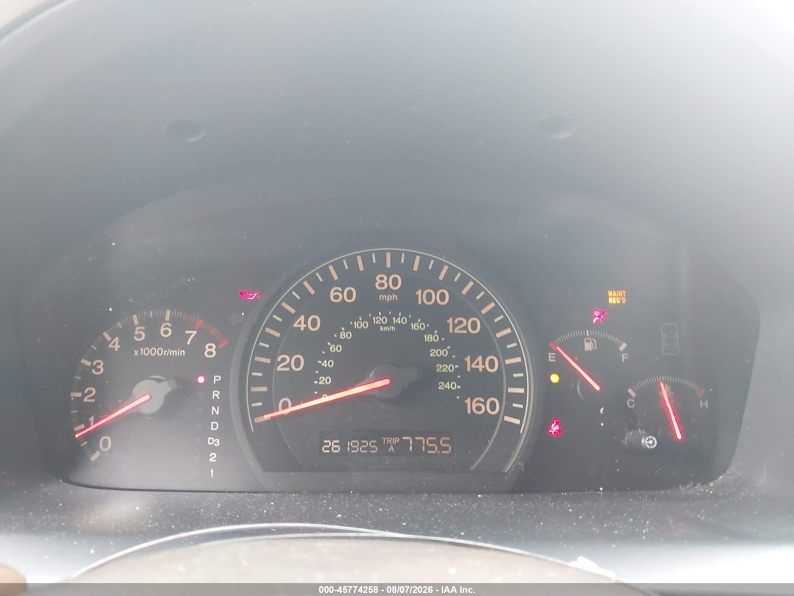 2003 Honda Accord 2.4 Lx Коричневый vin: 3HGCM563X3G708340
