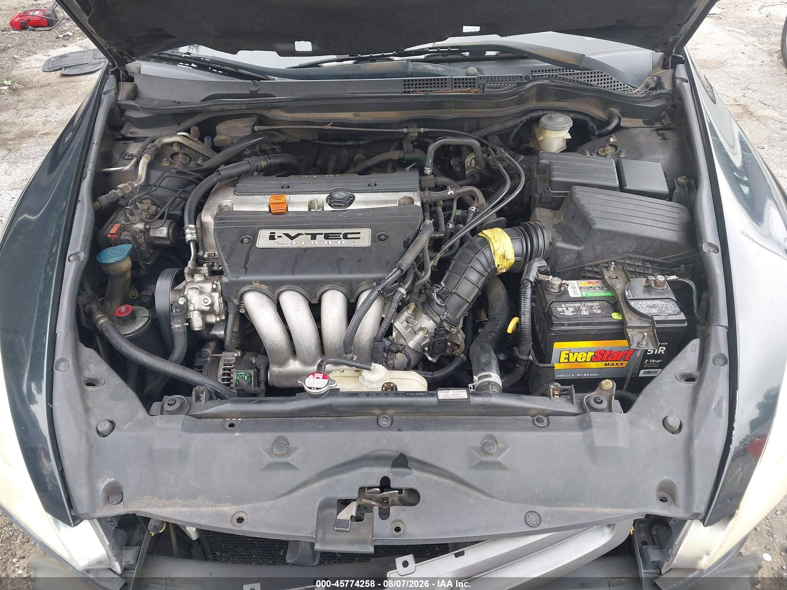 2003 Honda Accord 2.4 Lx Коричневый vin: 3HGCM563X3G708340