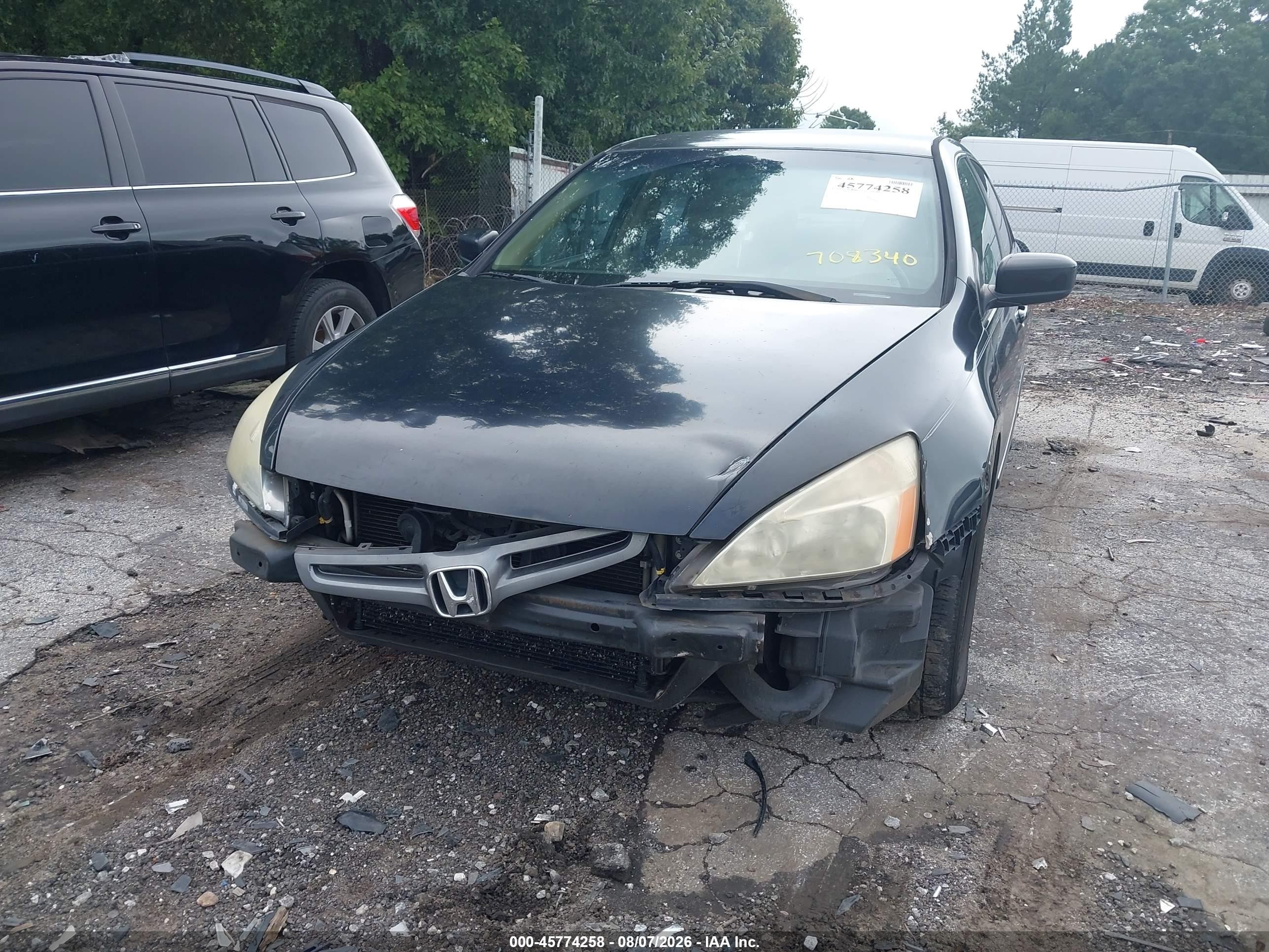 2003 Honda Accord 2.4 Lx Коричневый vin: 3HGCM563X3G708340