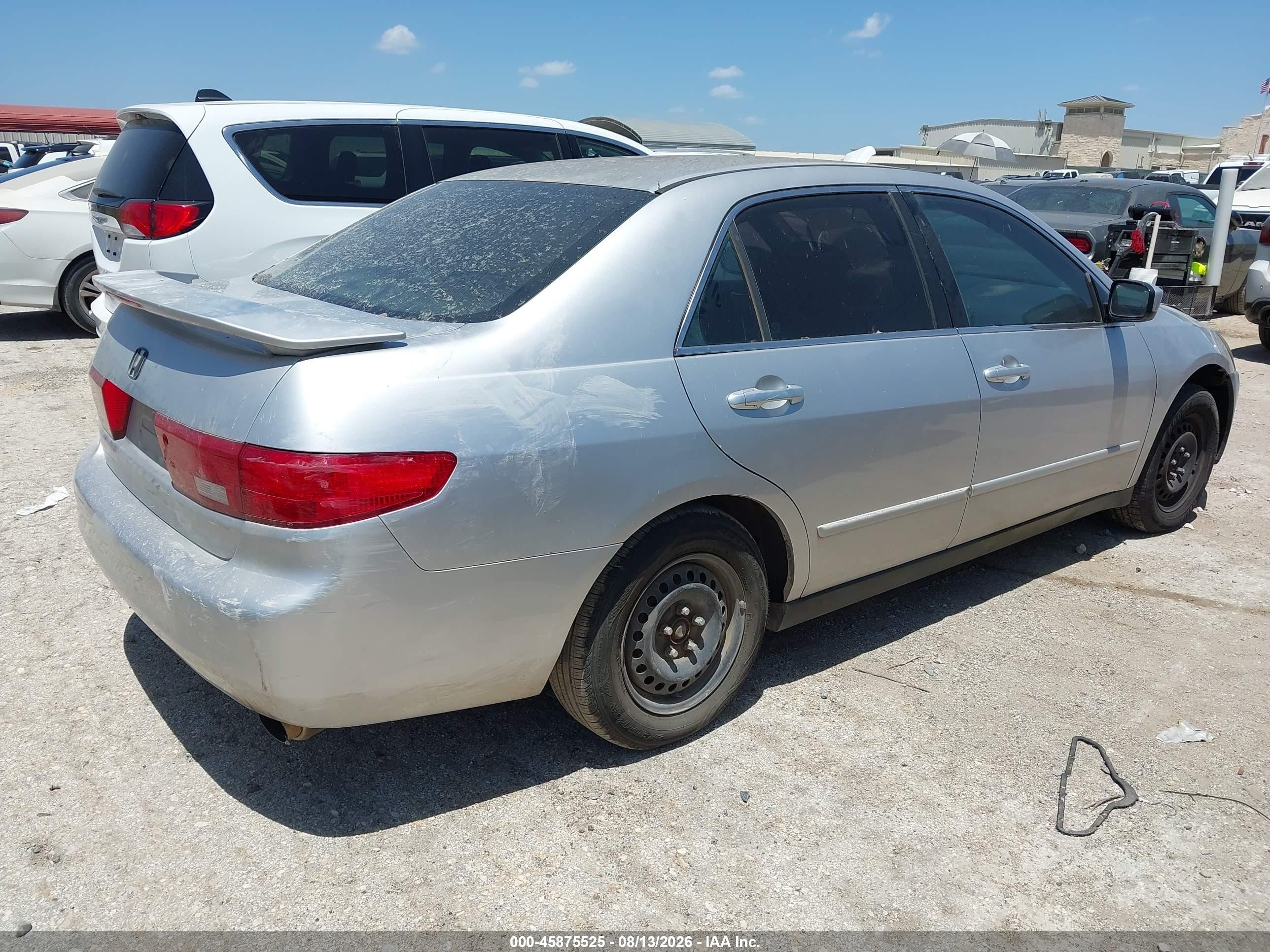 2005 Honda Accord 2.4 Lx Silver vin: 3HGCM56405G700422