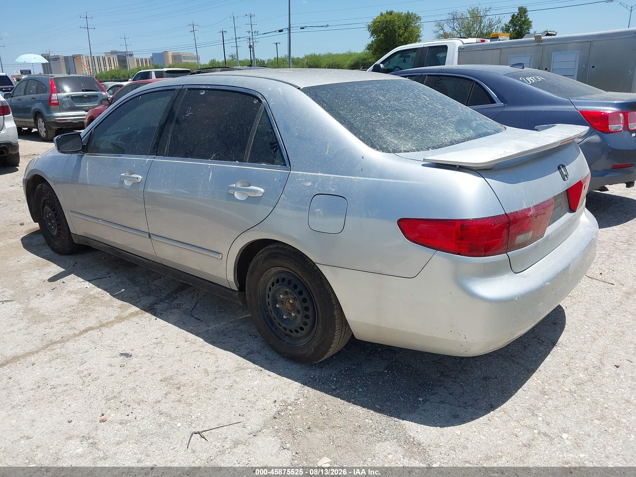 2005 Honda Accord 2.4 Lx Silver vin: 3HGCM56405G700422
