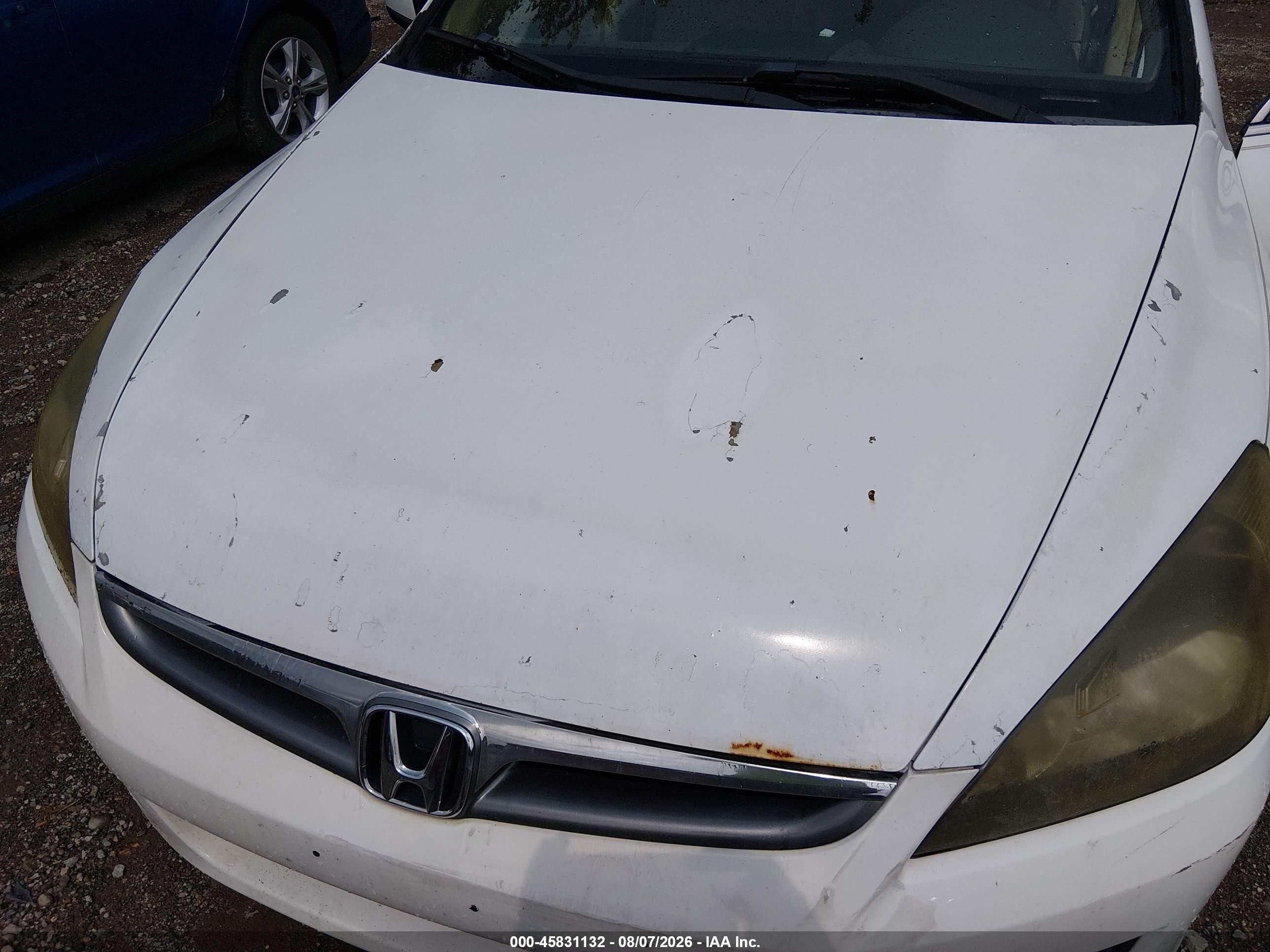 2006 Honda Accord 2.4 Lx Белый vin: 3HGCM56406G710899