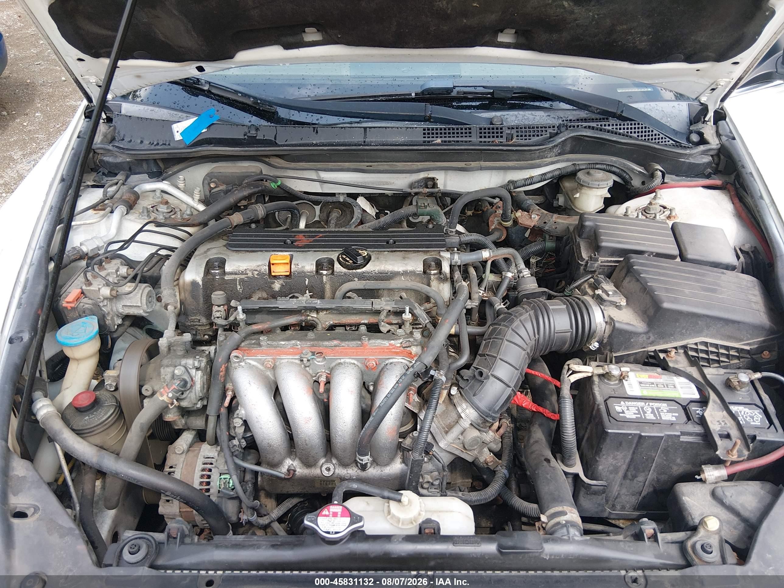 2006 Honda Accord 2.4 Lx Белый vin: 3HGCM56406G710899