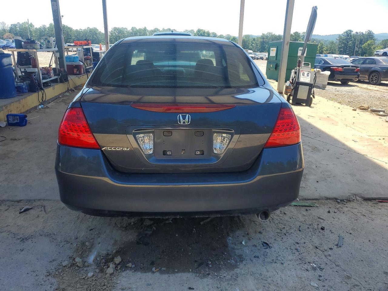 2007 Honda Accord Серый vin: 3HGCM56407G700729