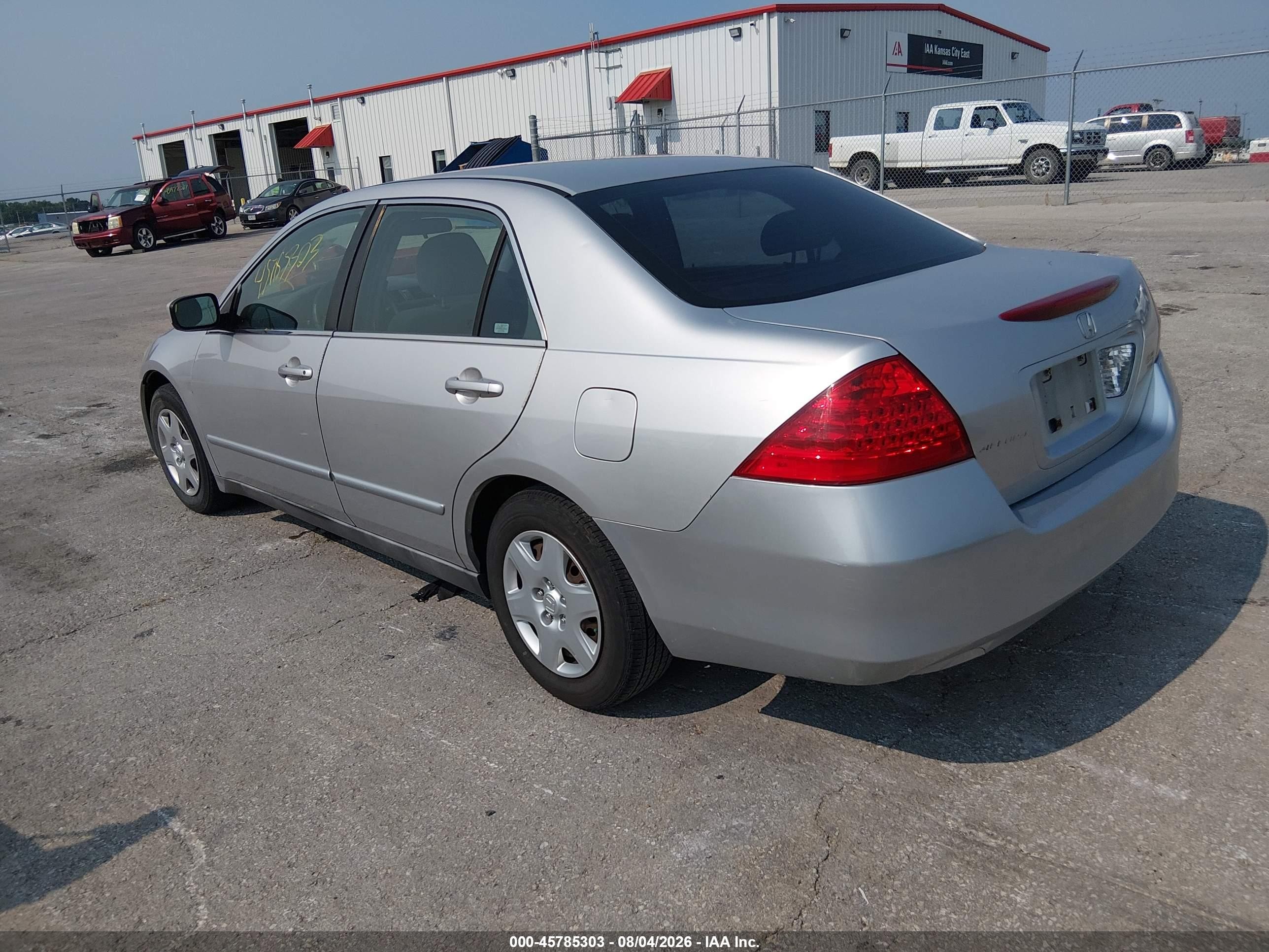 2007 Honda Accord 2.4 Lx Silver vin: 3HGCM56407G708118