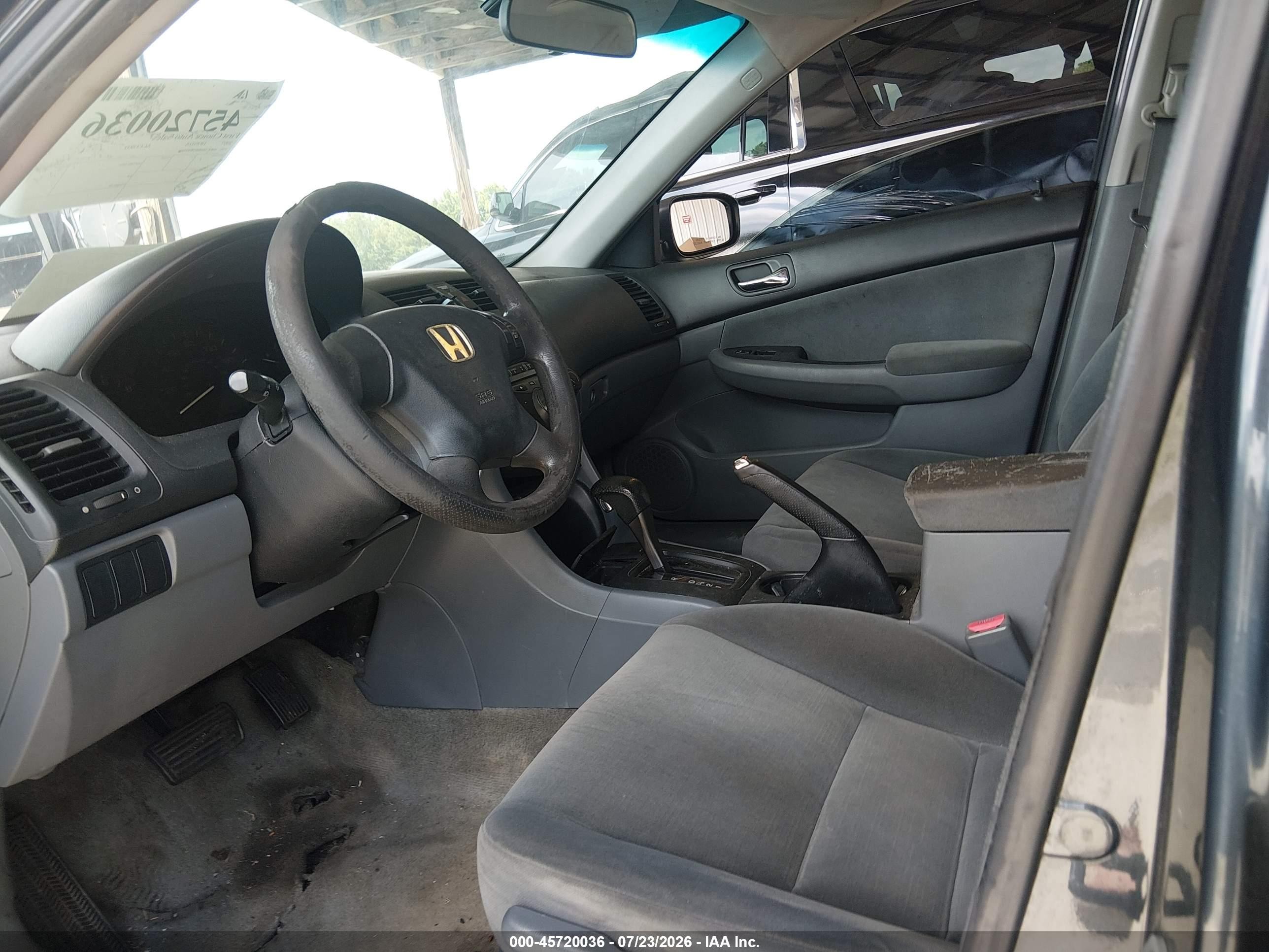 2007 Honda Accord 2.4 Lx Blue vin: 3HGCM56407G709365