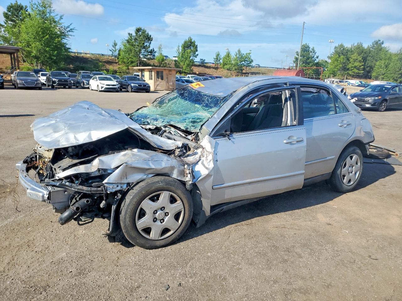 2007 Honda Accord Lx Silver vin: 3HGCM56407G712038