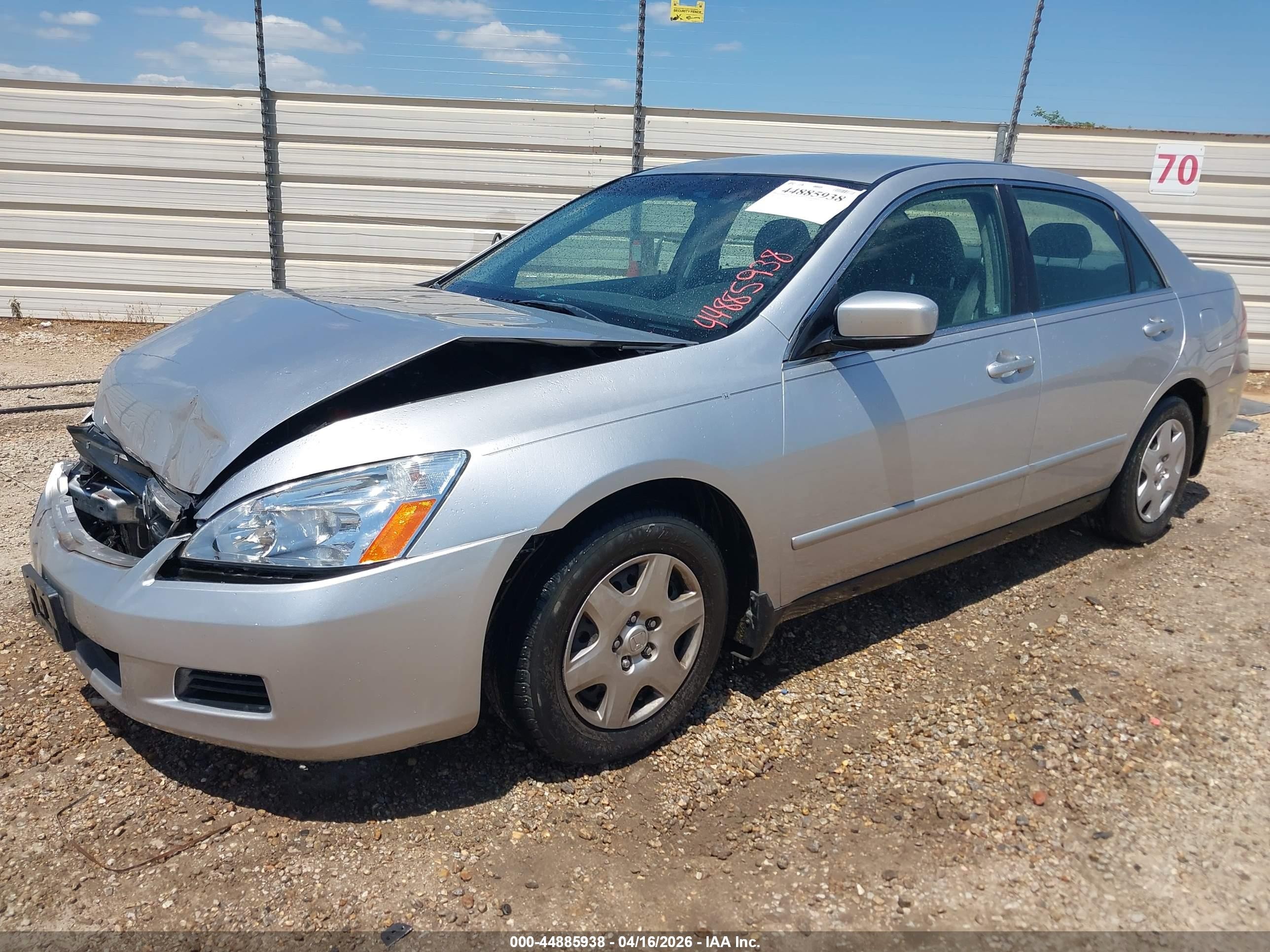 2007 Honda Accord 2.4 Lx Silver vin: 3HGCM56417G701212