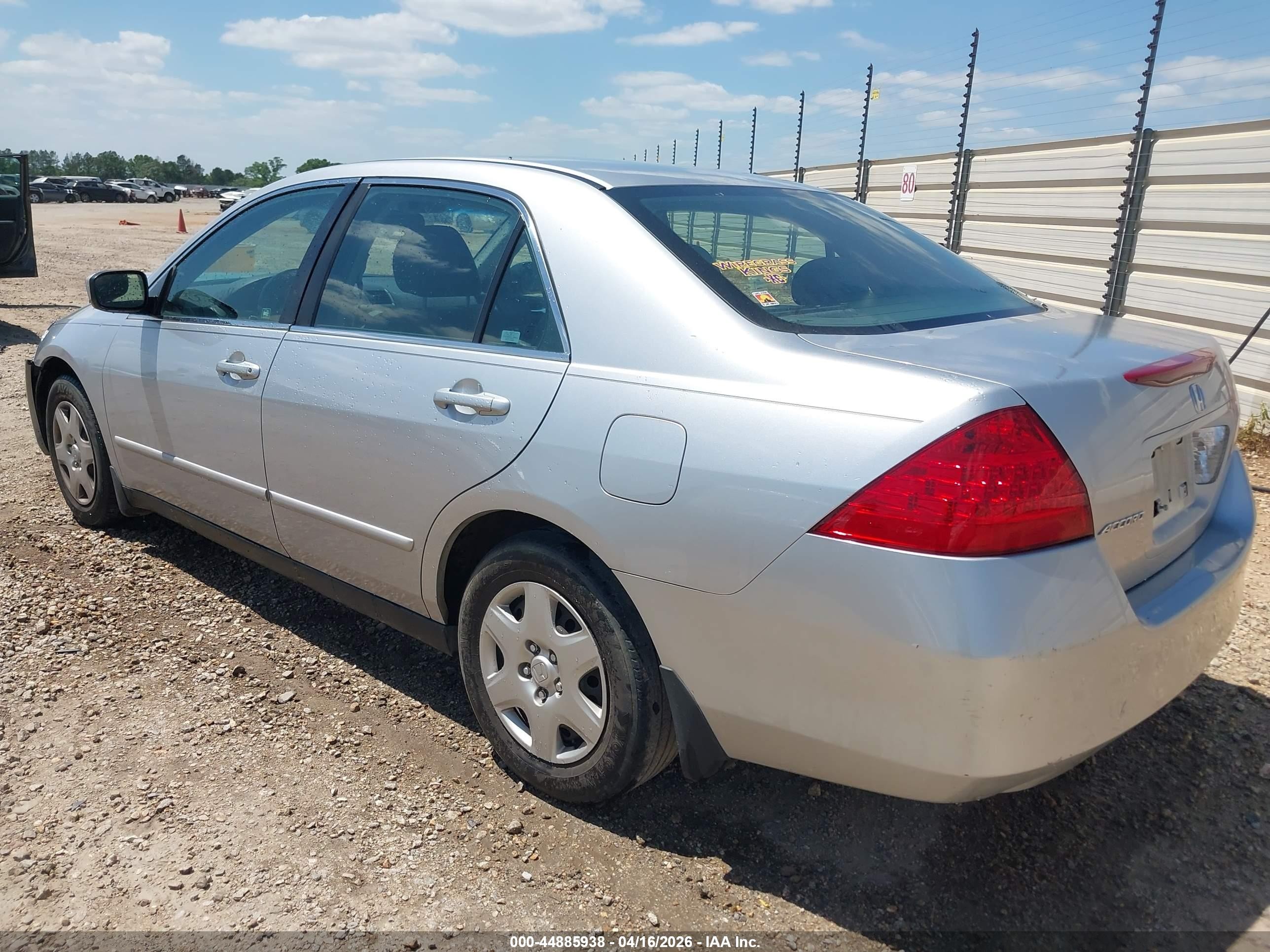 2007 Honda Accord 2.4 Lx Silver vin: 3HGCM56417G701212