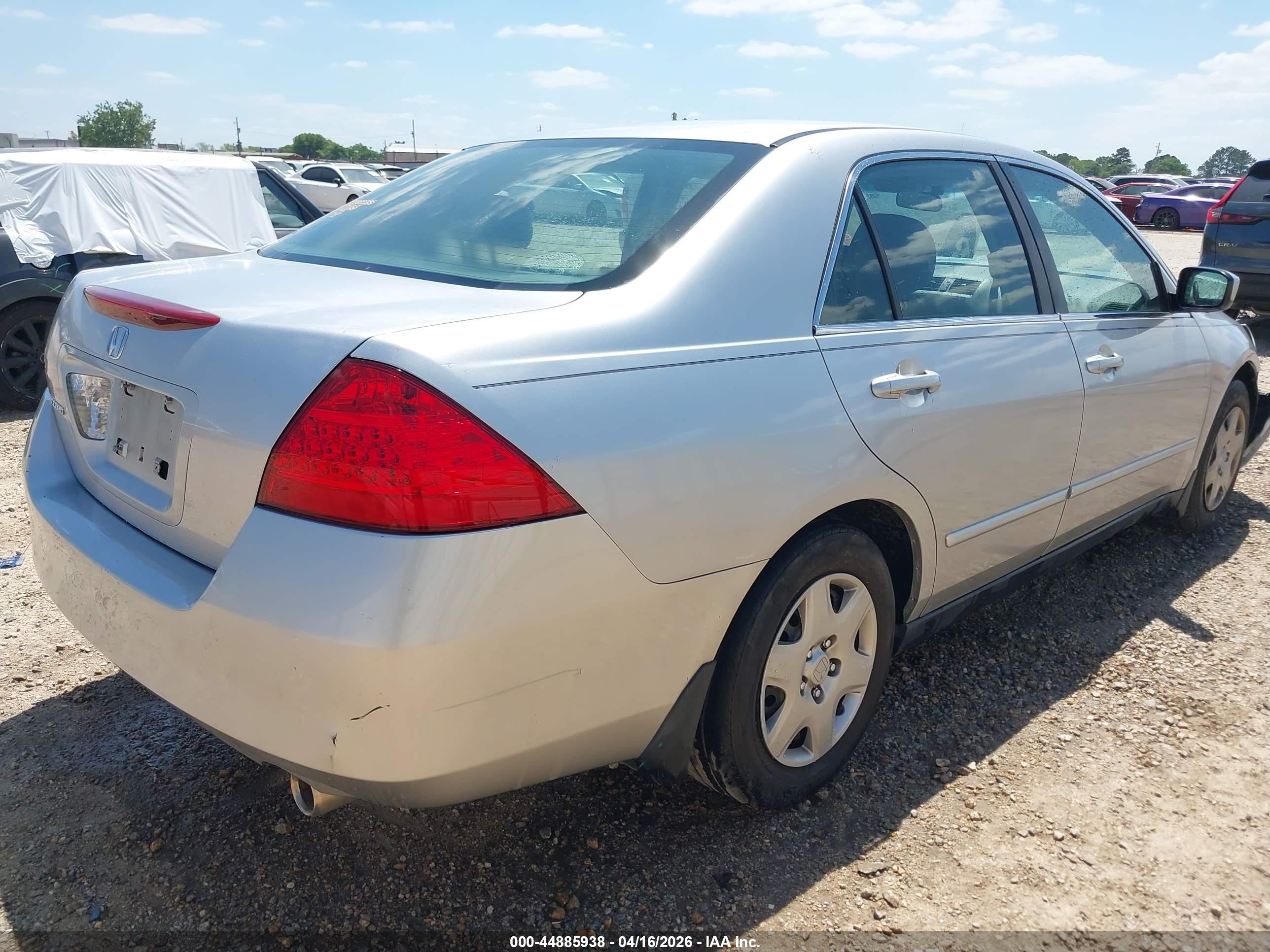 2007 Honda Accord 2.4 Lx Silver vin: 3HGCM56417G701212