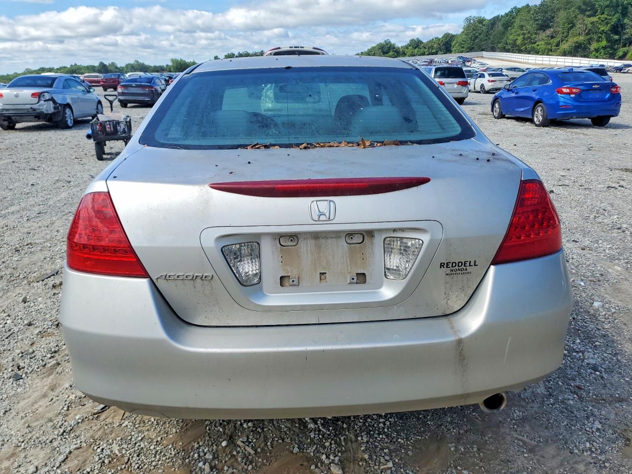 2007 Honda Accord Lx Silver vin: 3HGCM56417G709858