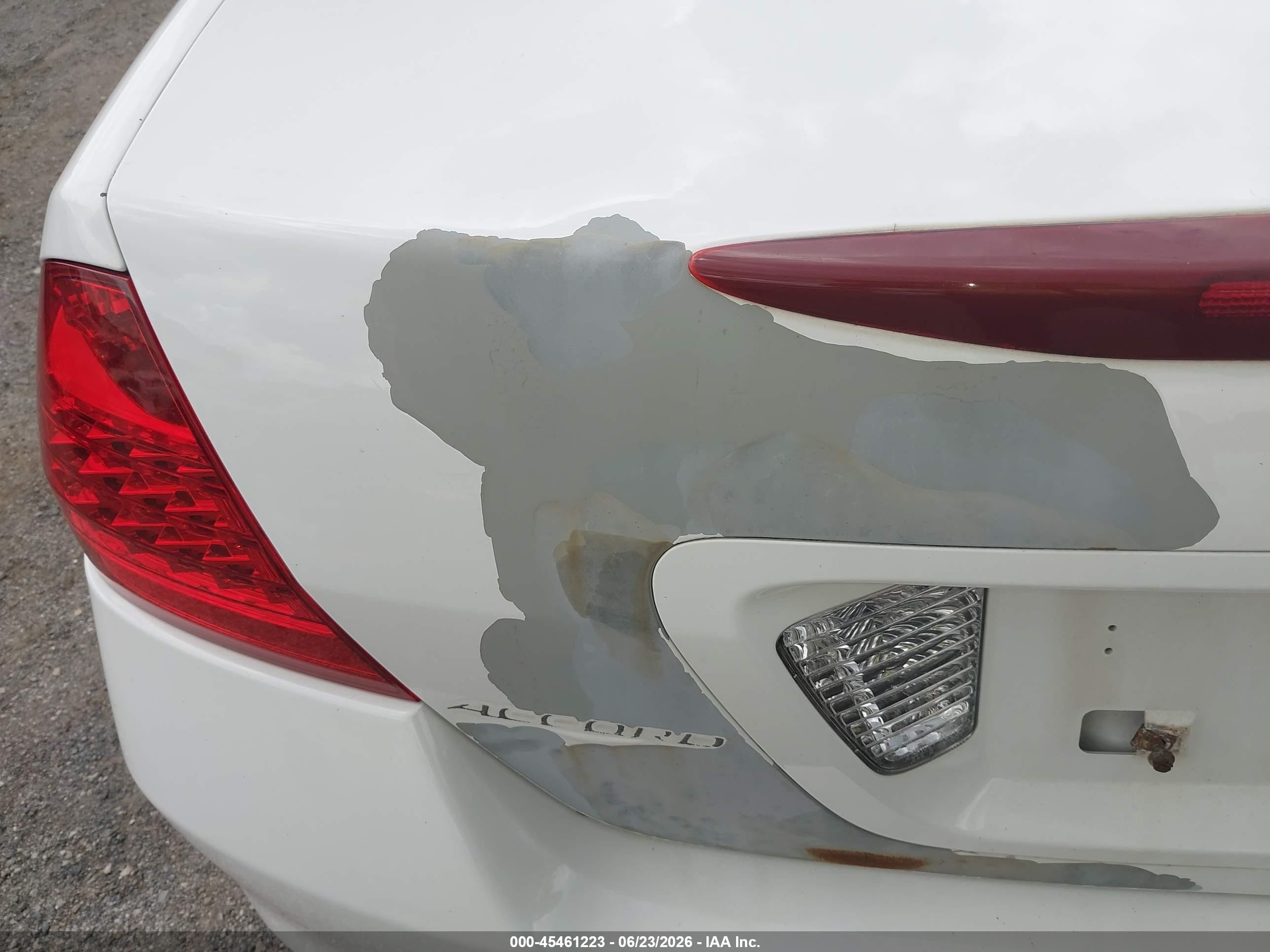 2007 Honda Accord 2.4 Lx Белый vin: 3HGCM56417G710167
