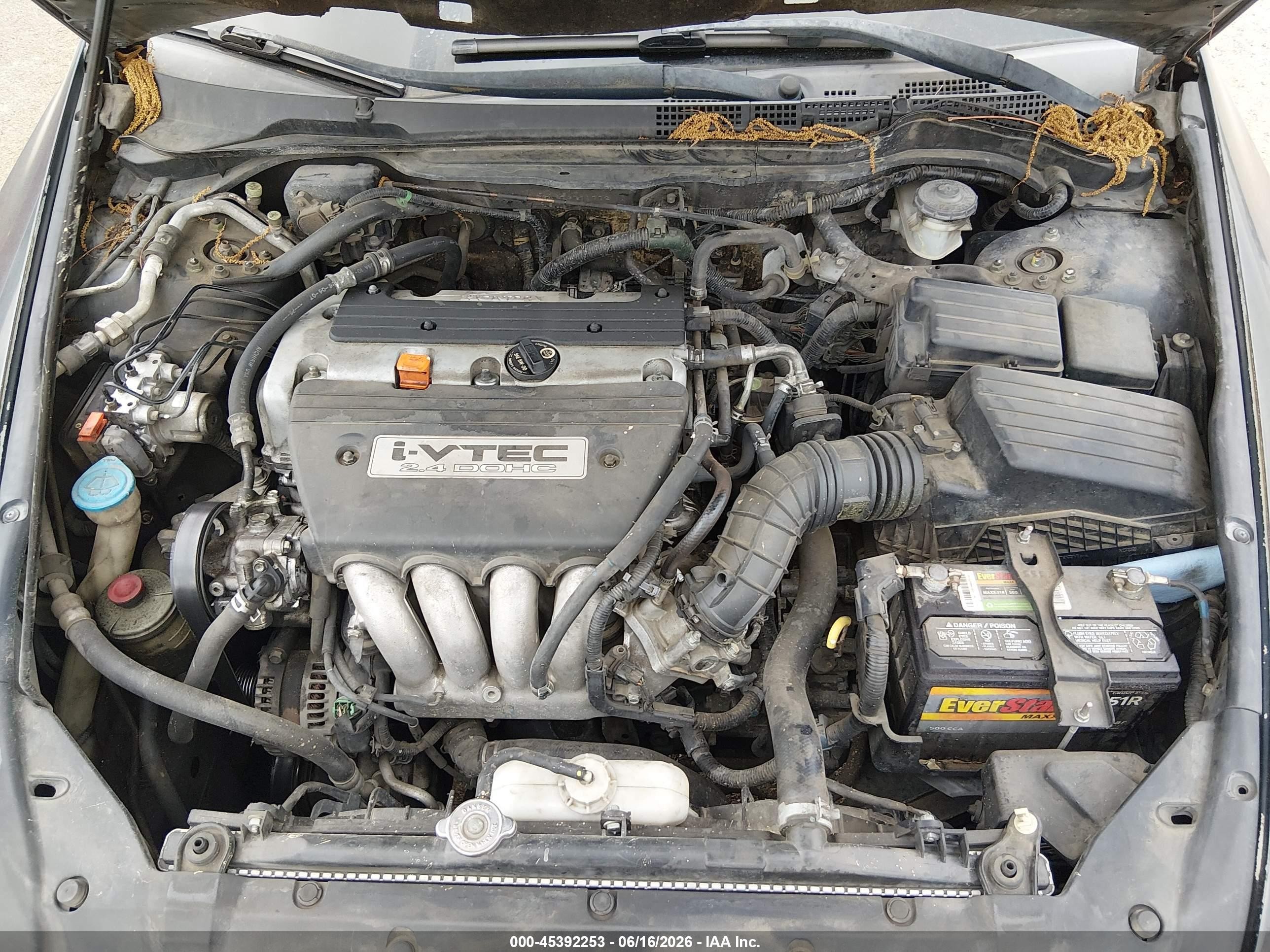 2007 Honda Accord 2.4 Lx Dark Blue vin: 3HGCM56417G711772