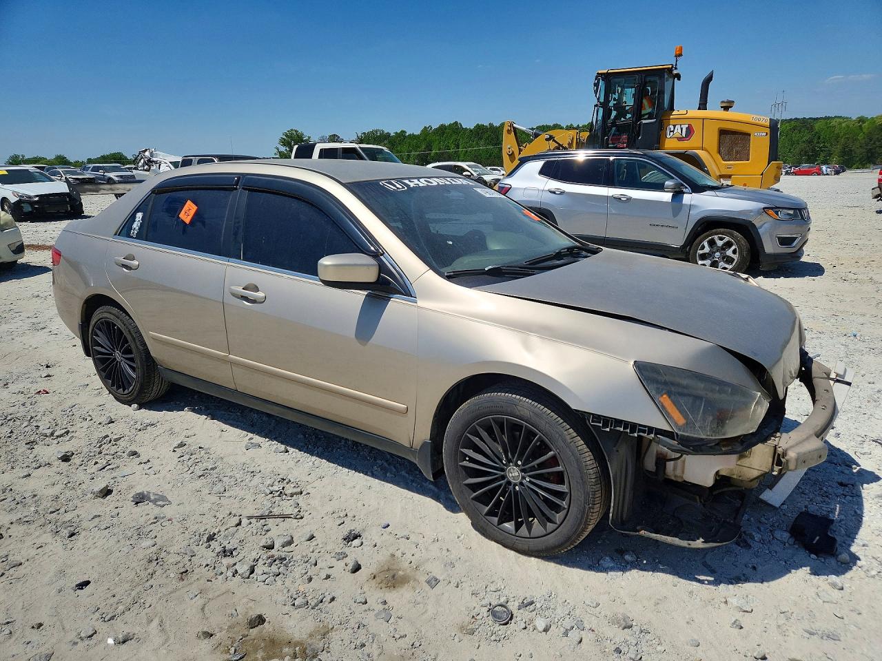 2005 Honda Accord Tan vin: 3HGCM56425G703077