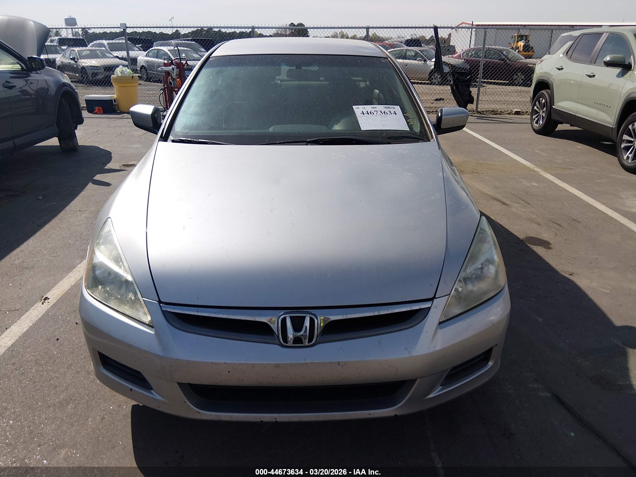2007 Honda Accord 2.4 Lx Silver vin: 3HGCM56427G701476