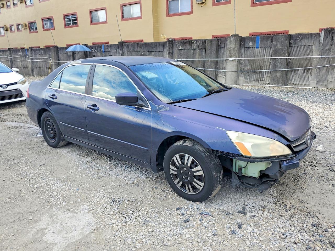 2007 Honda Accord Lx Blue vin: 3HGCM56427G703406