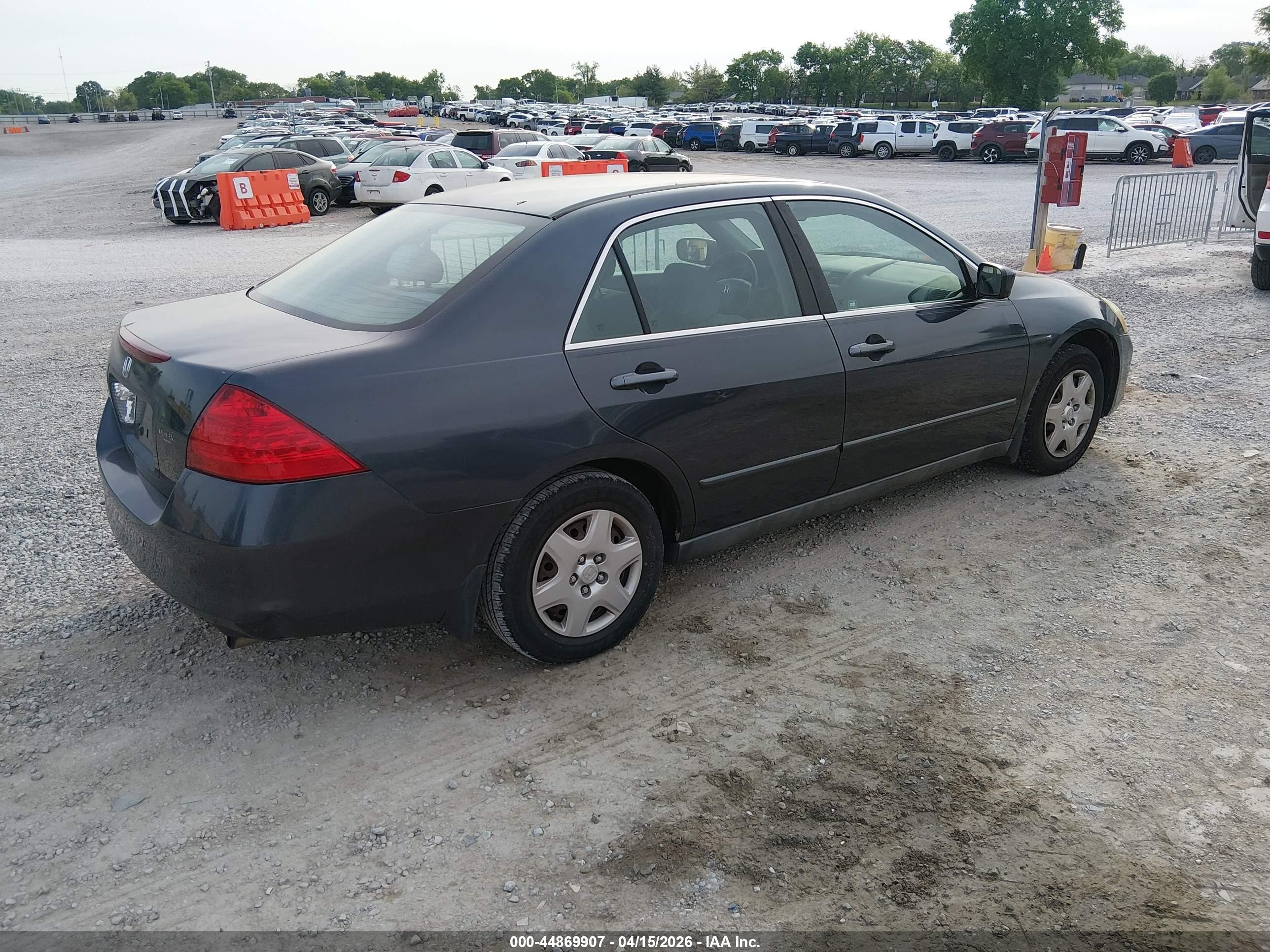 2007 Honda Accord 2.4 Lx Light Blue vin: 3HGCM56427G709920