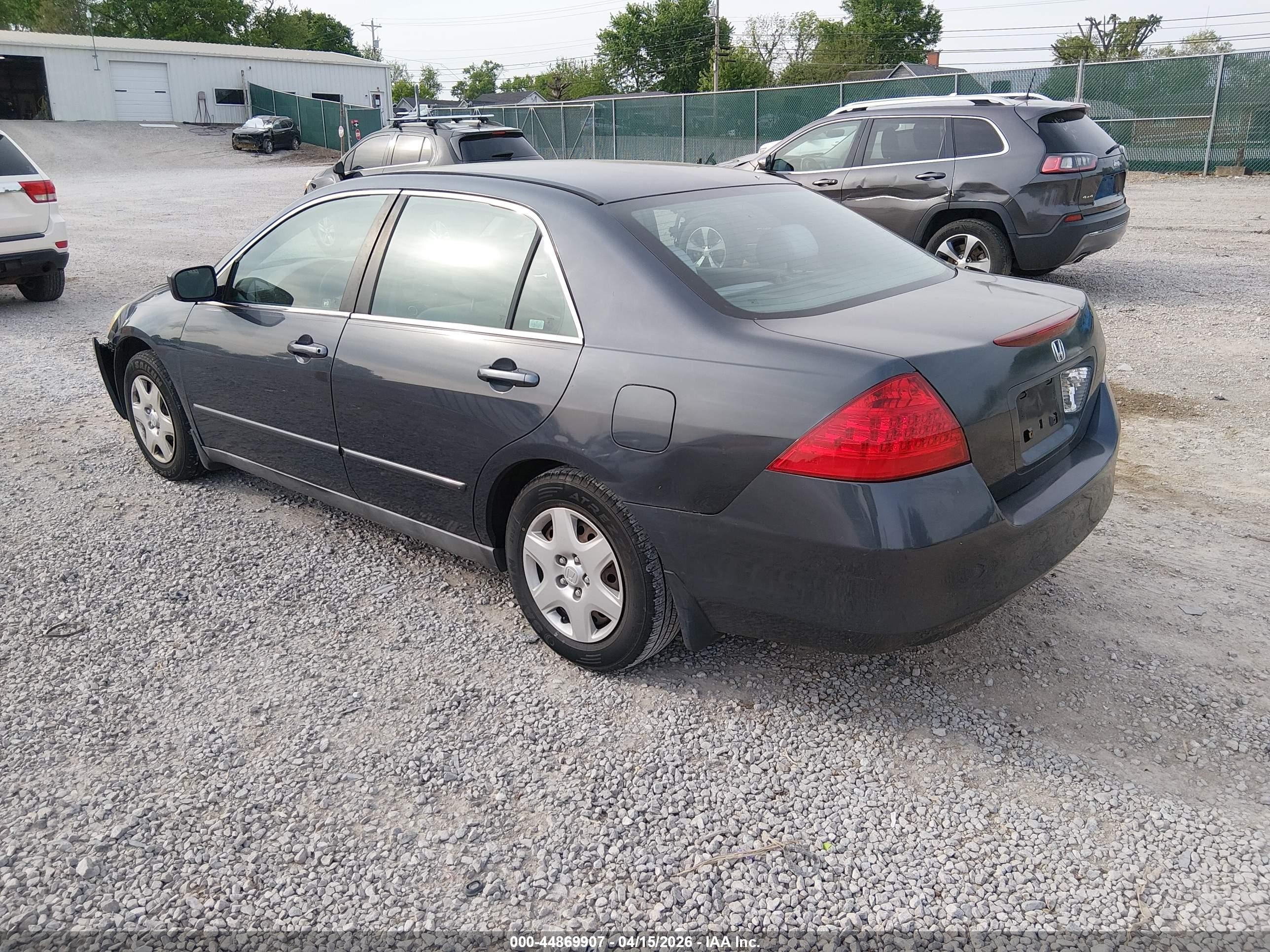 2007 Honda Accord 2.4 Lx Light Blue vin: 3HGCM56427G709920