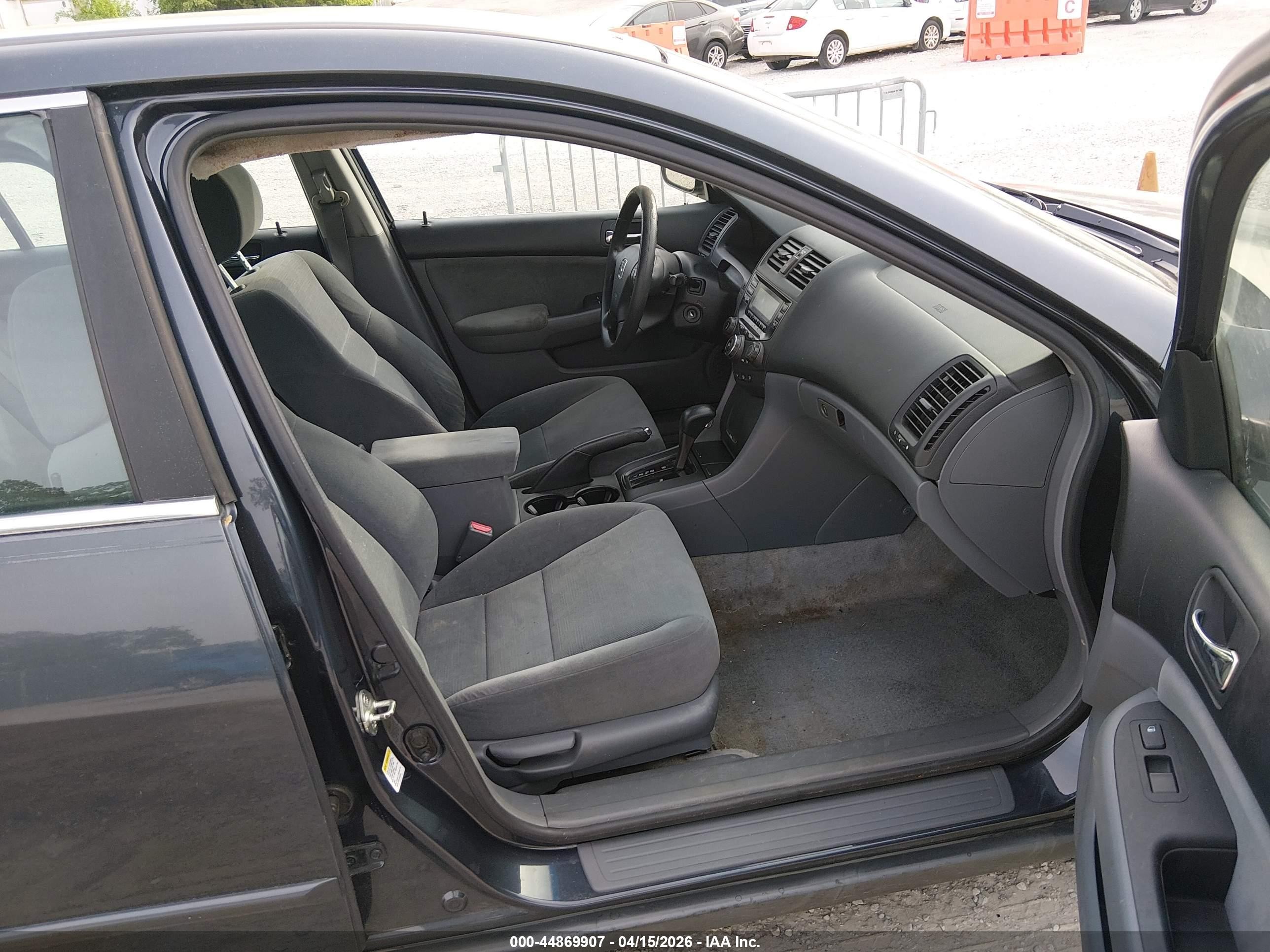 2007 Honda Accord 2.4 Lx Light Blue vin: 3HGCM56427G709920